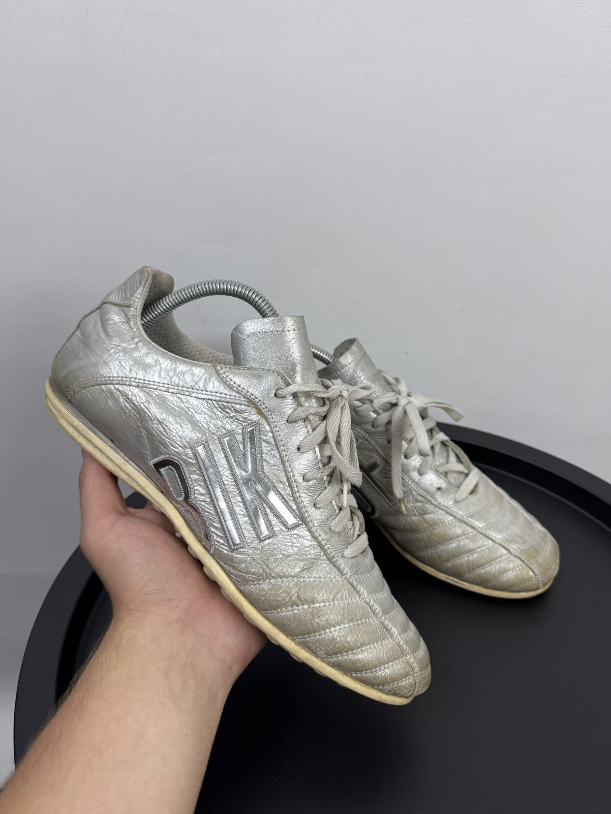 Dirk Bikkembergs Dirk Bikkembergs VTG Low Trainer Leather Logo Shoes Sneakers Size US 8 / EU 41 - 1 Thumbnail