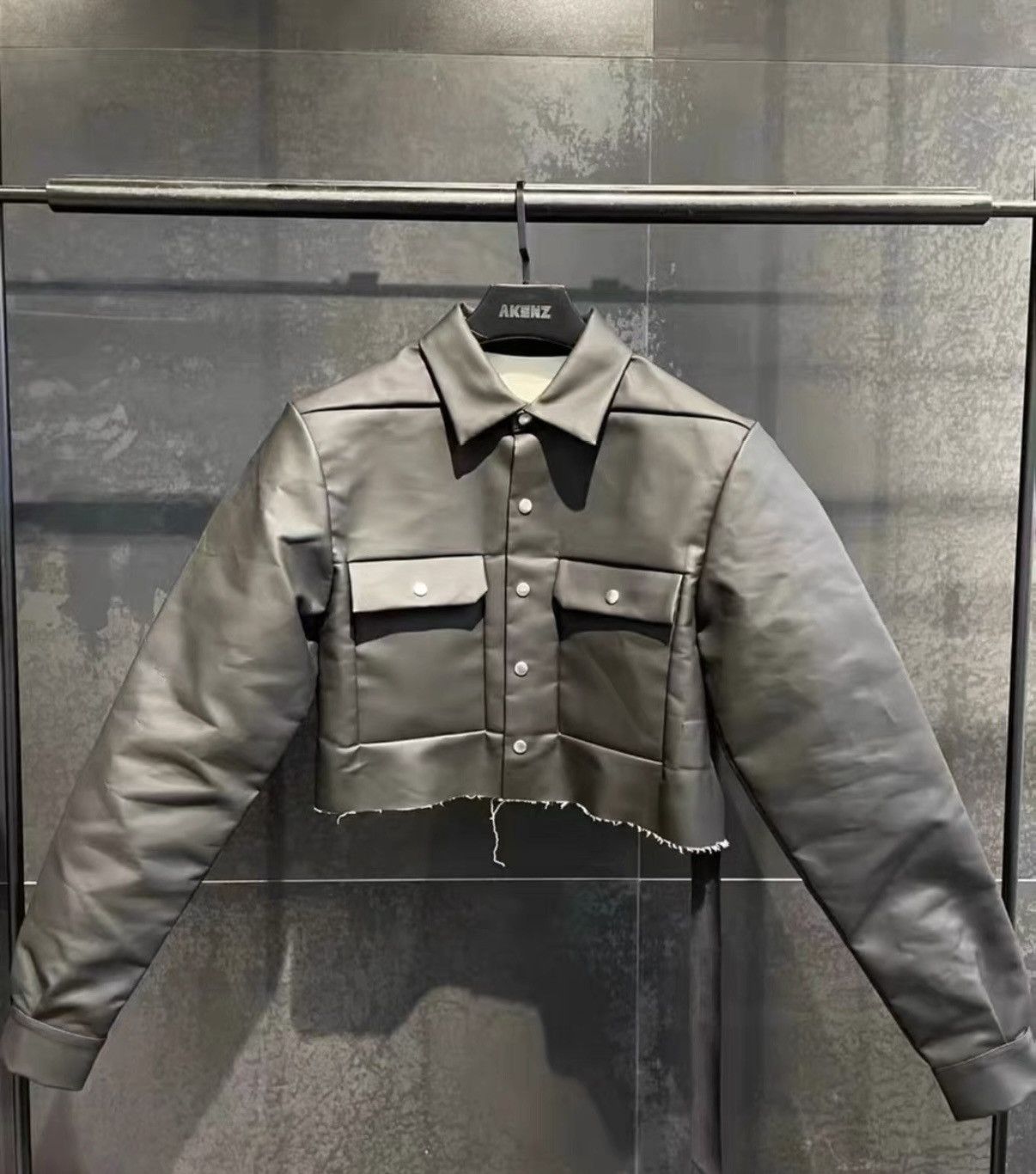Rick Owens Rick Owens Short Work Jacket Size US S / EU 44-46 / 1 - 1 Thumbnail