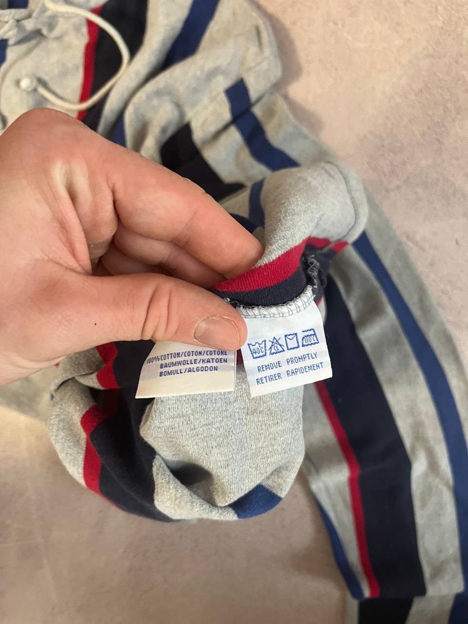 Polo Ralph Lauren × Vintage Polo Ralph Lauren distressed rugby hoodie oversized Size US L / EU 52-54 / 3 - 6 Thumbnail