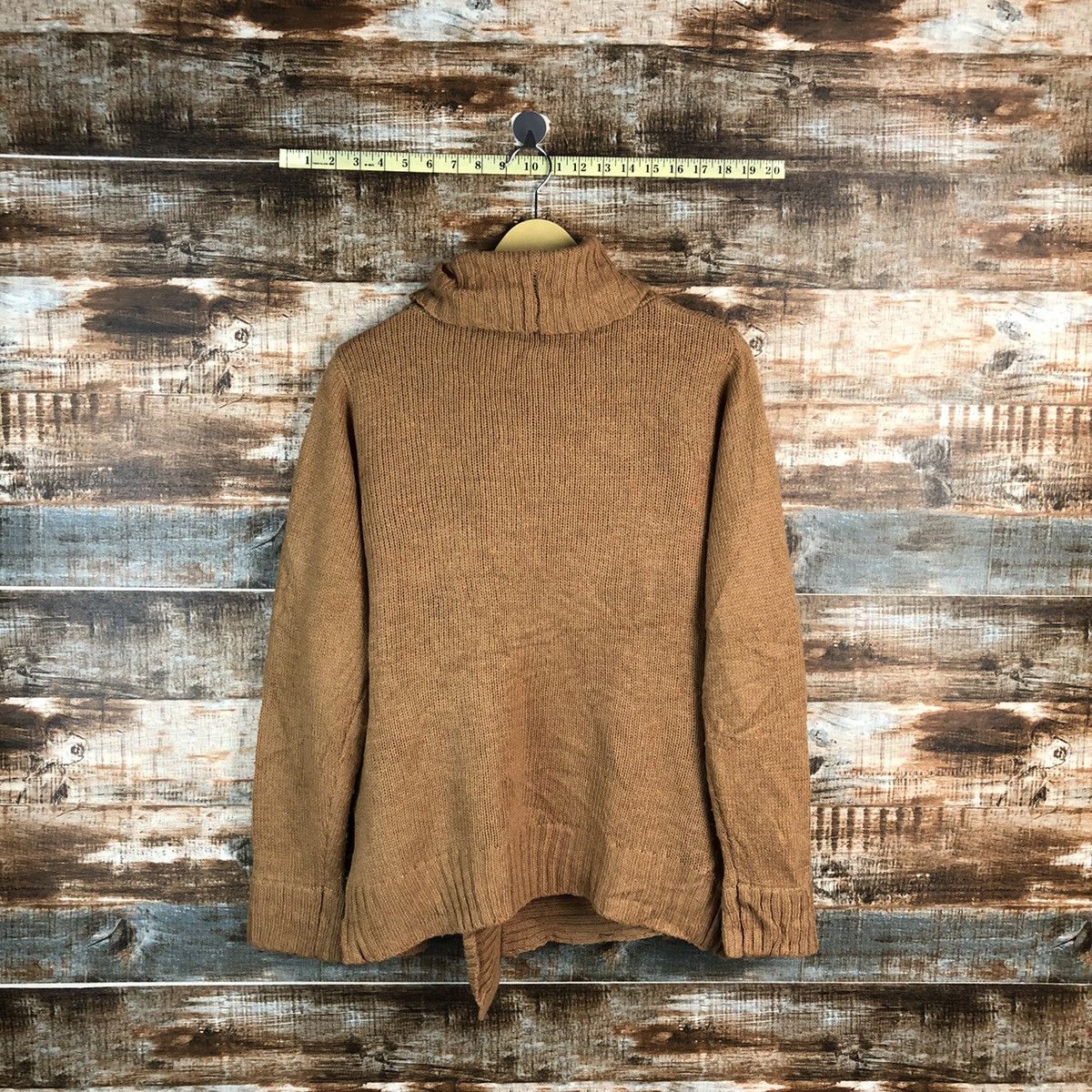 Homespun Knitwear × Japanese Brand M.M.O Brown cardigan vintage Knitwear #A2339 Size US M / EU 48-50 / 2 - 13 Thumbnail