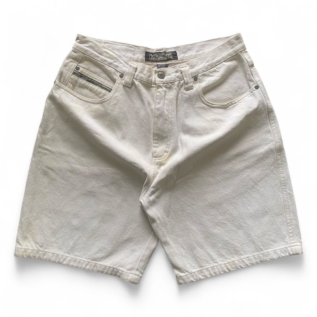 Quiksilver × Vintage VINTAGE QUIKJEAN BAGGY DENIM SHORTS 32 Size US 32 / EU 48 - 2 Thumbnail
