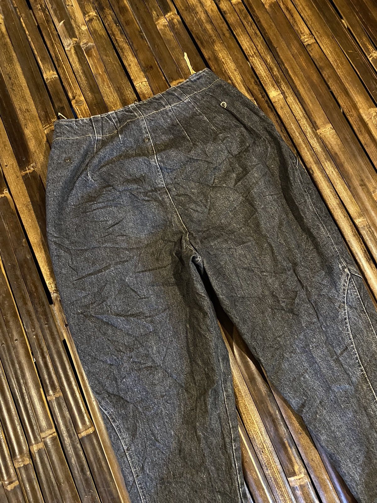 Japanese Brand FIRSTAID BODAGE DENIM PANTS Size 28" / US 6 / IT 42 - 4 Thumbnail