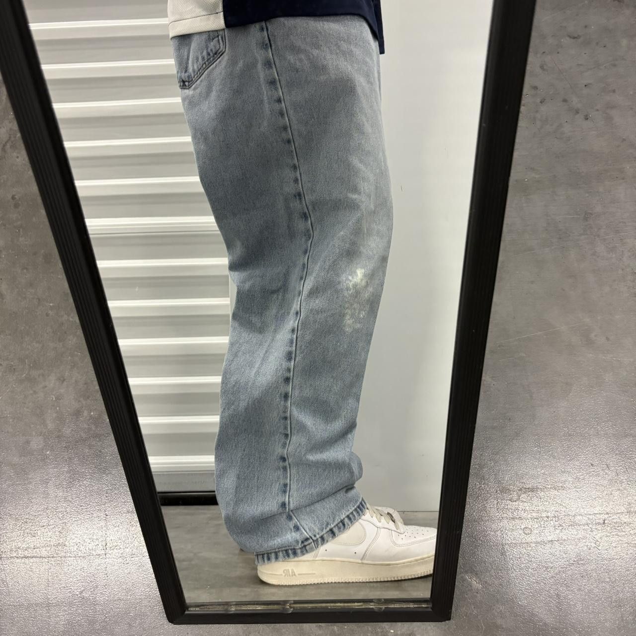 Vintage Crazy Vintage Y2K/2000s Super Baggy Skater Style Streetwear Chaps Light Wash Denim Jeans! Size US 38 / EU 54 - 2 Thumbnail