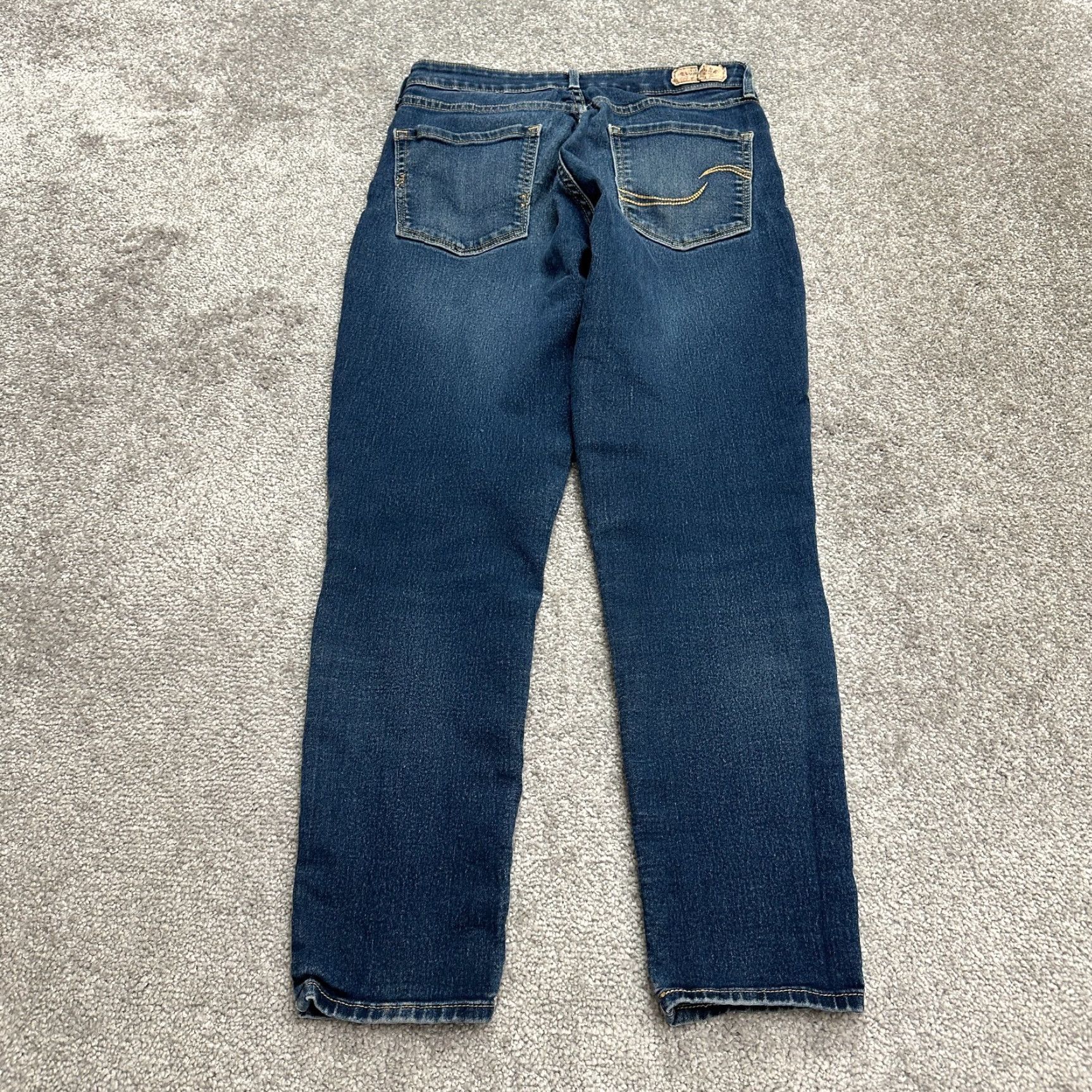 Levi's Levi's Signature Modern Skinny Denim Jeans Womens 4S W27 Blue Mid Rise 28x26.5 Size 27" / US 4 / IT 40 - 2 Thumbnail