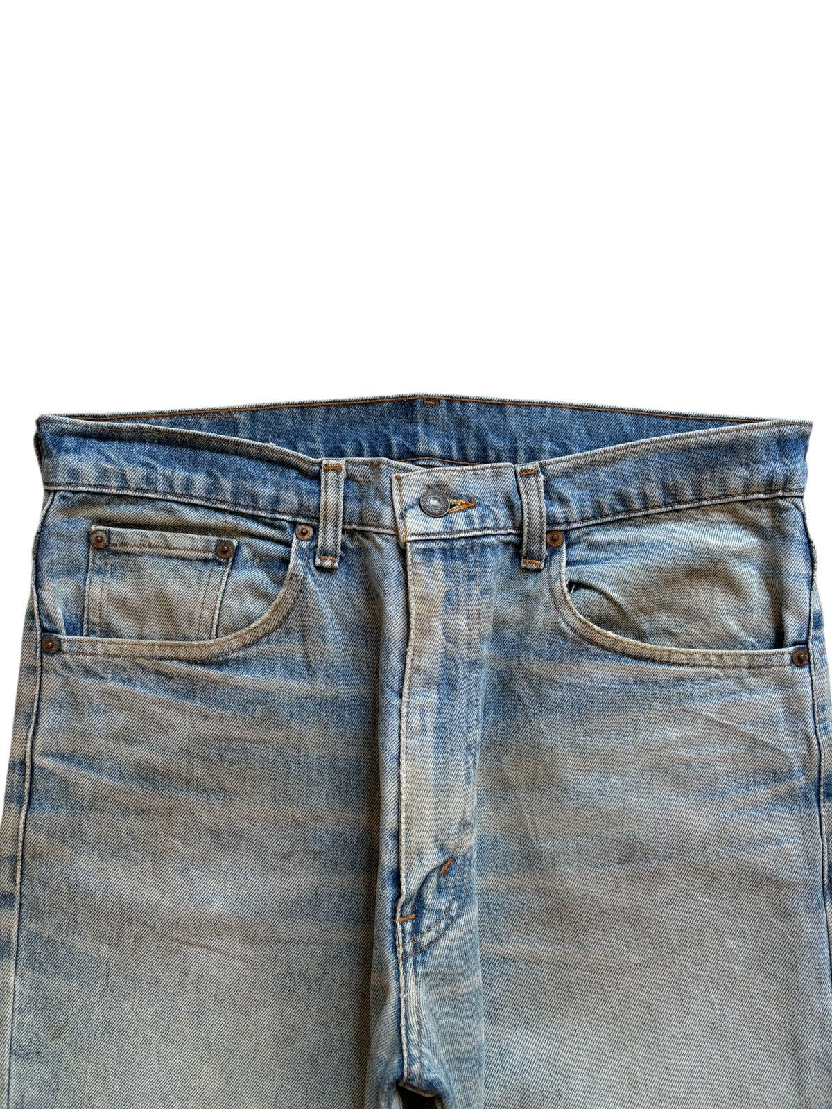 LVC × Levi's × Levi's Vintage Clothing Vintage 90s Levis 515 Mud Wash Distressed Baggy Jeans Size US 32 / EU 48 - 4 Thumbnail