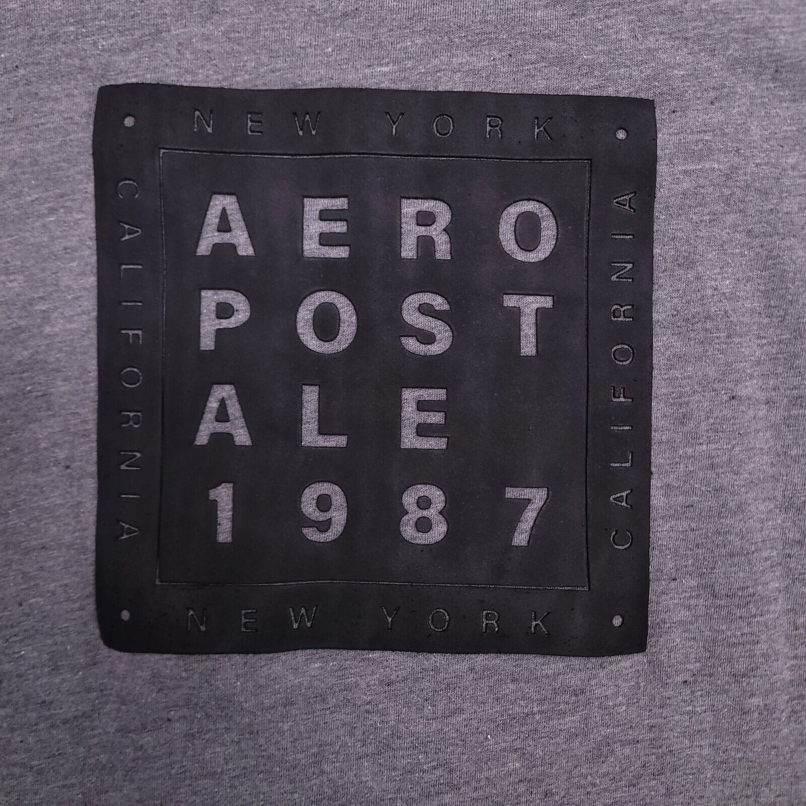 Aeropostale Aeropostale Casual Graphic Shirt Mens Size Medium M Gray Size US M / EU 48-50 / 2 - 4 Thumbnail