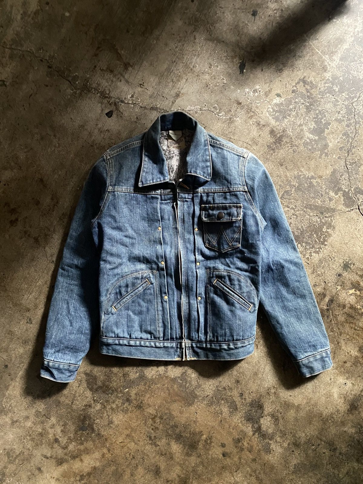 ADAM ET ROPE × Wrangler Wrangler sherpa denim jacket Size XS / US 0-2 / IT 36-38 - 1 Thumbnail