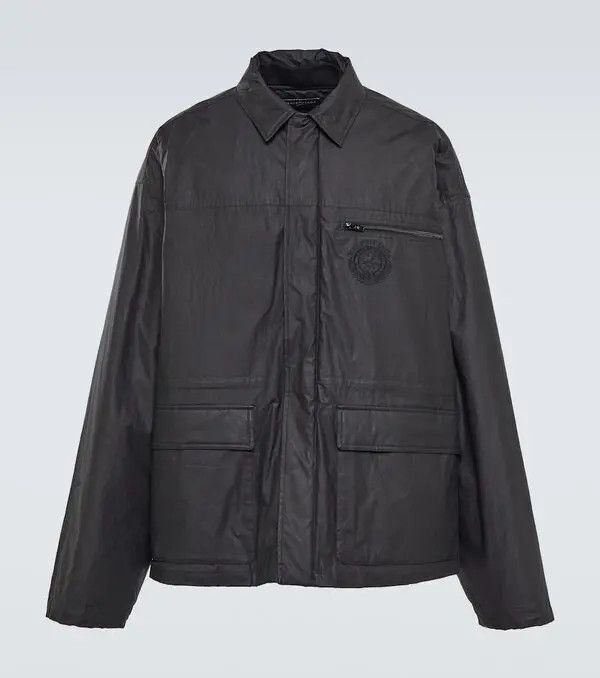 Balenciaga o1la1rc1a1124 Scissors Crest Parka Removable Lining Black Size US S / EU 44-46 / 1 - 1 Thumbnail