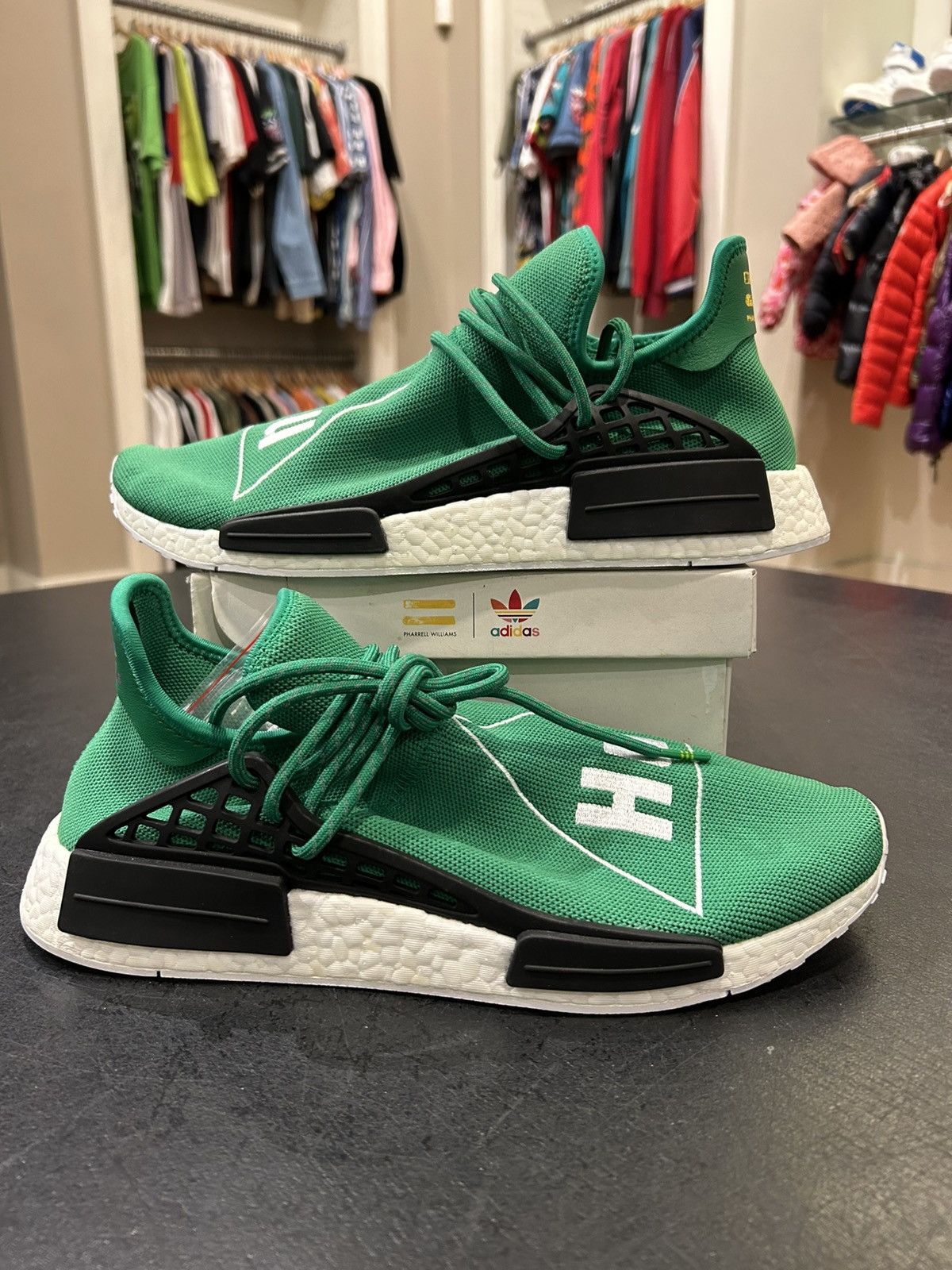 Adidas Pharrell Hu NMD Green