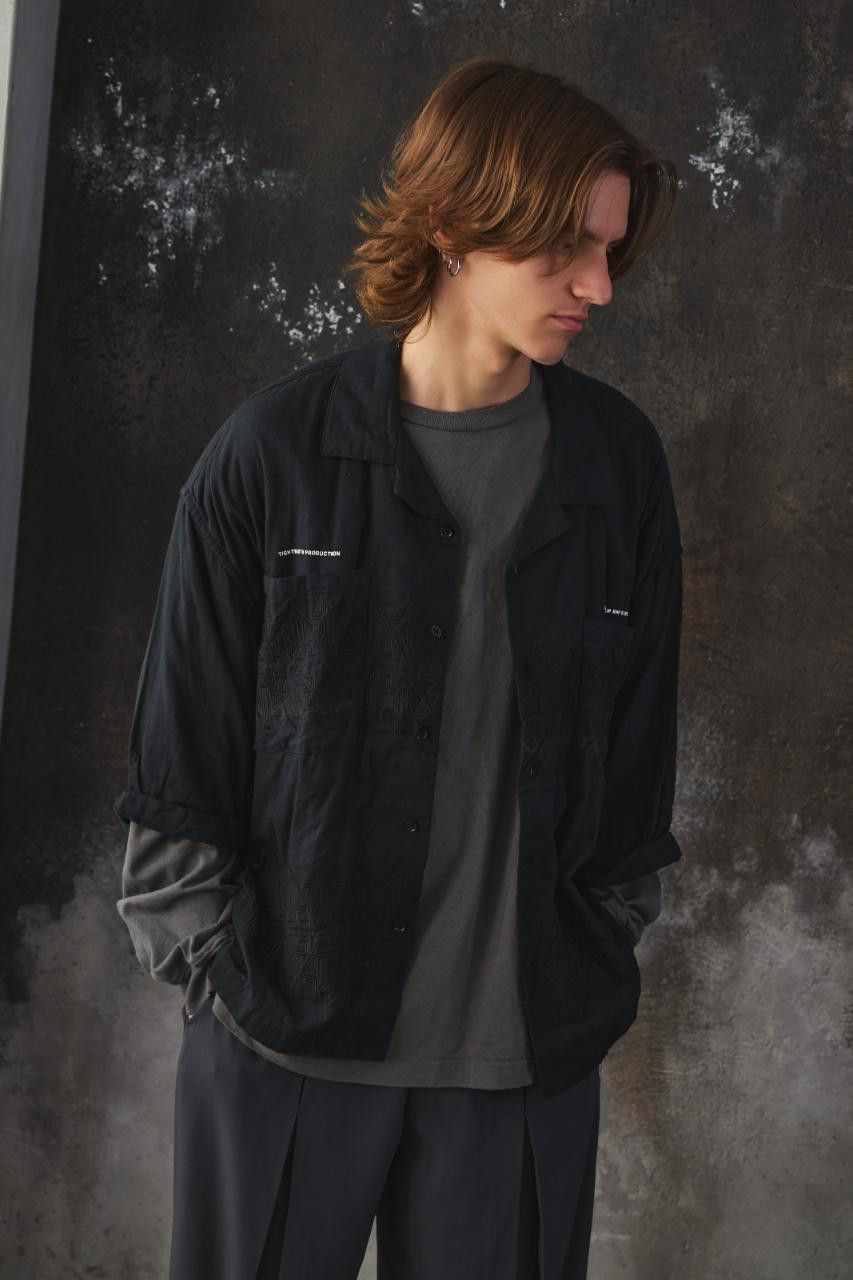Other TIGHTBOOTH PRODUCTION DIAMOND ROLL-UP SHIRT Size US M / EU 48-50 / 2 - 5 Thumbnail