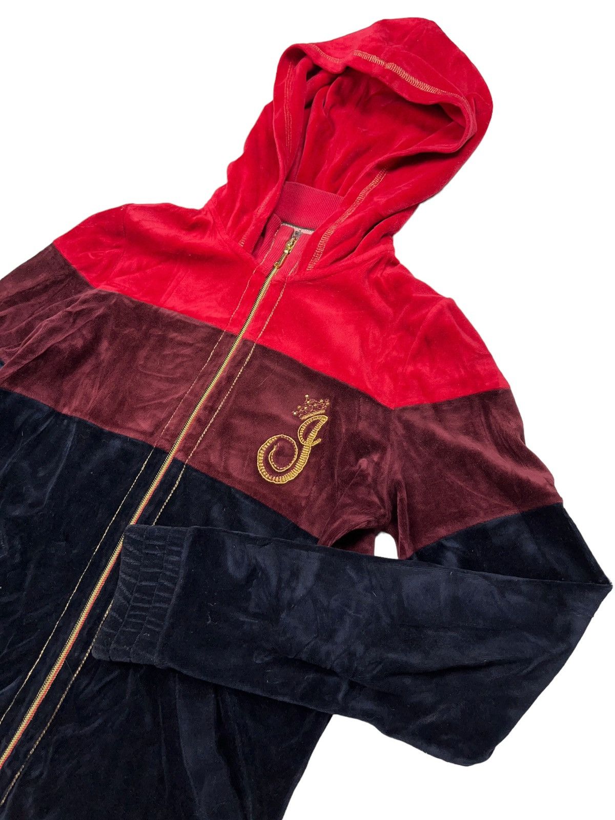 Juicy Couture Vintage y2k Juicy Couture Velour Zip Hoodie Velvet Size S / US 4 / IT 40 - 4 Thumbnail