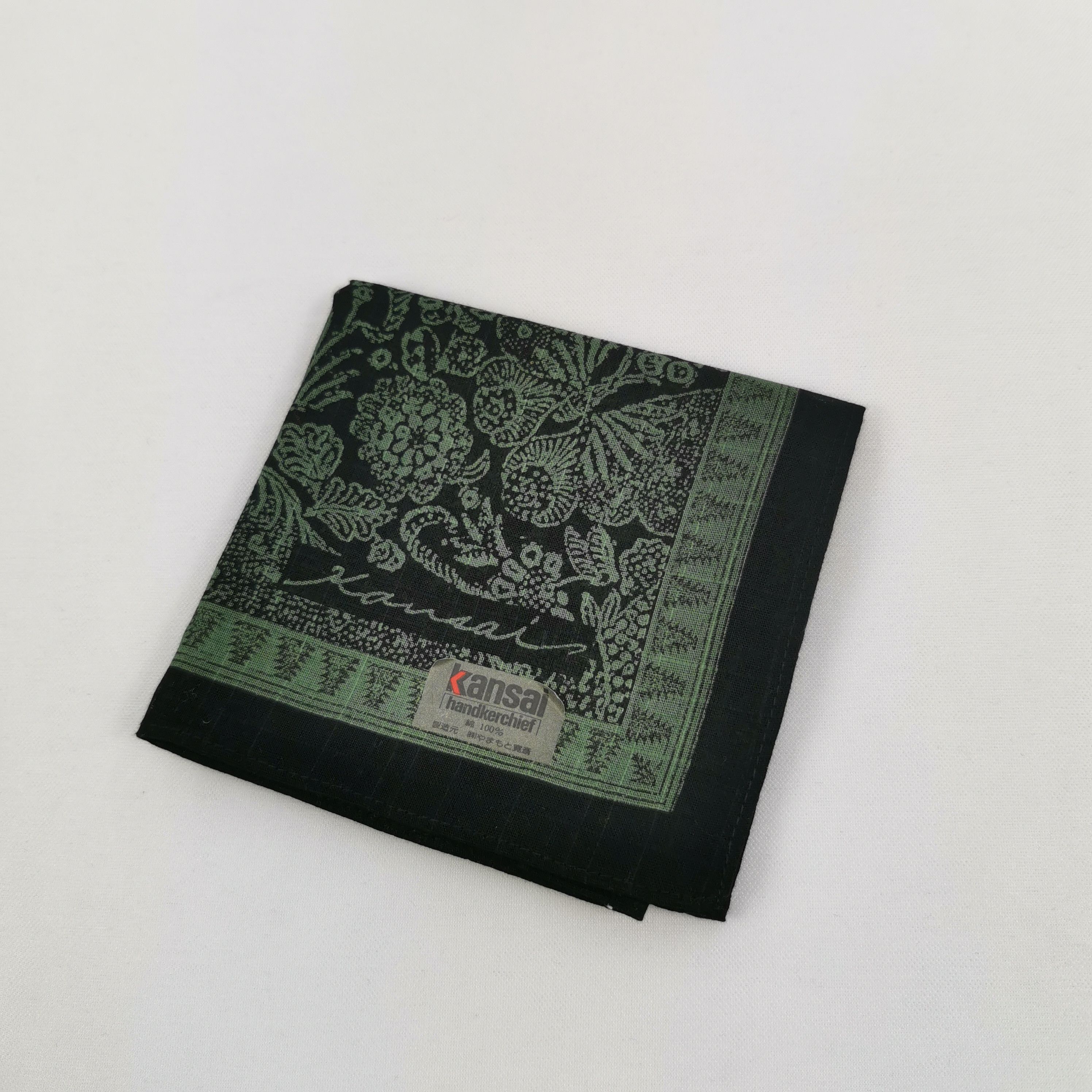 Kansai Yamamoto NWT Vintage Kansai Handkerchief Neckerchief Japanese Bandana Size ONE SIZE - 4 Thumbnail