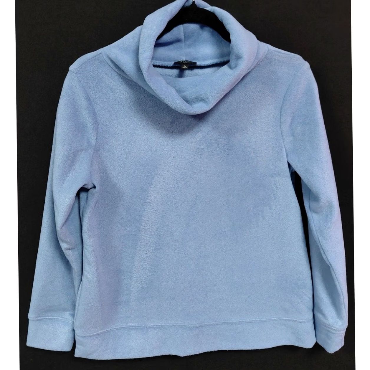 Talbots TALBOTS PETITE Blue Cowl Neck Pullover Sweater Solid Knit Women Size S Size S / US 4 / IT 40 - 7 Thumbnail