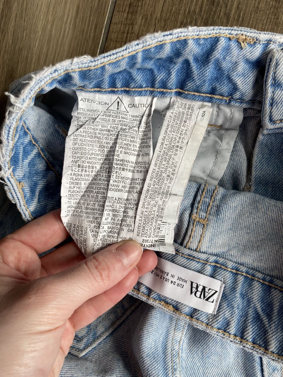 Zara Pantaloncini jeans Zara Size 26" / US 2 / IT 38 - 6 Thumbnail