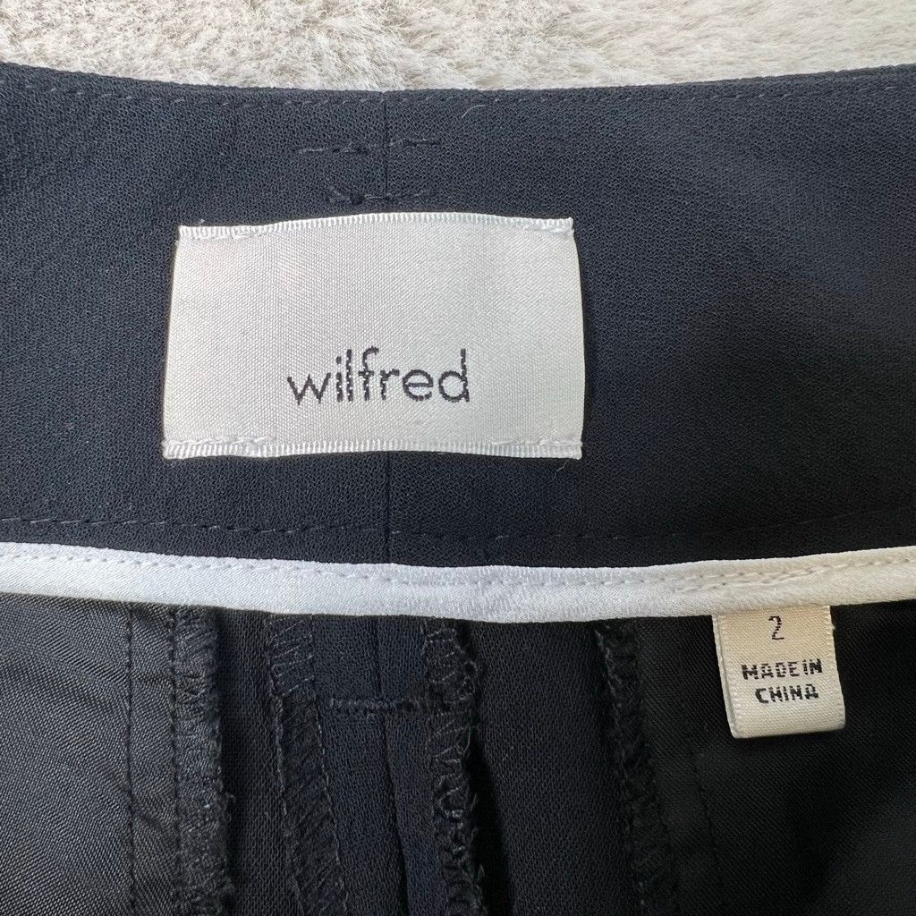 Banana Republic Aritzia Wilfred Crepe Darontal Pull On Pants Black Size 2 Size 26" / US 2 / IT 38 - 4 Thumbnail