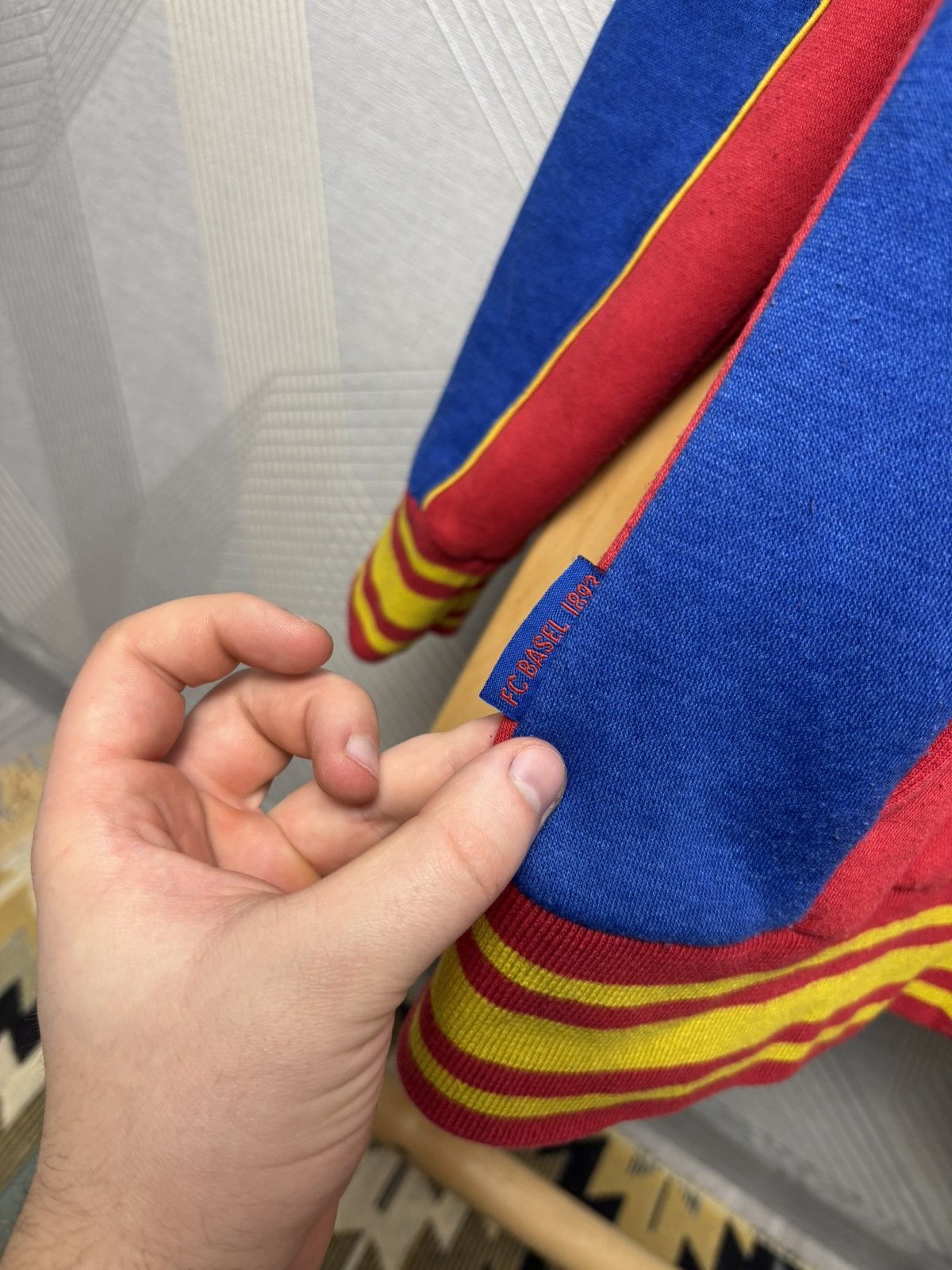 Vintage Vintage FC Basel 1893 Streetwear Zip Hoodie Size US M / EU 48-50 / 2 - 8 Thumbnail
