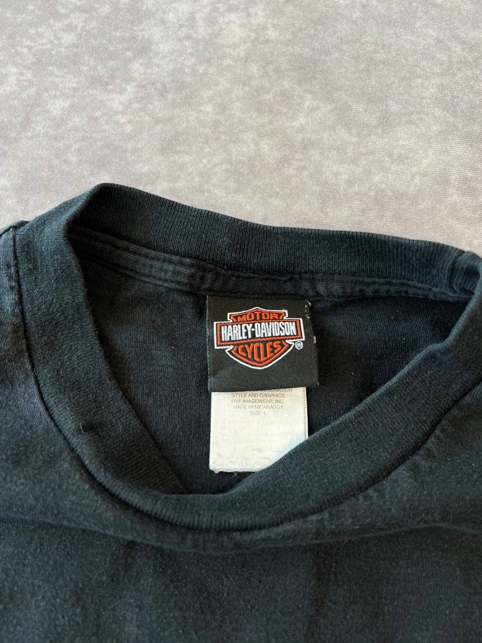 Harley Davidson Vintage Harley-Davidson Alberta T-Shirt Black Skull Wings L Size US L / EU 52-54 / 3 - 3 Thumbnail