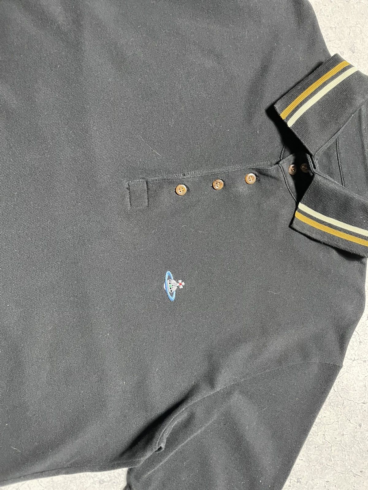 Vivienne Westwood Vivienne Westwood Vintage Polo T-Shirt Luxury Y2K Black Size US XL / EU 56 / 4 - 5 Thumbnail