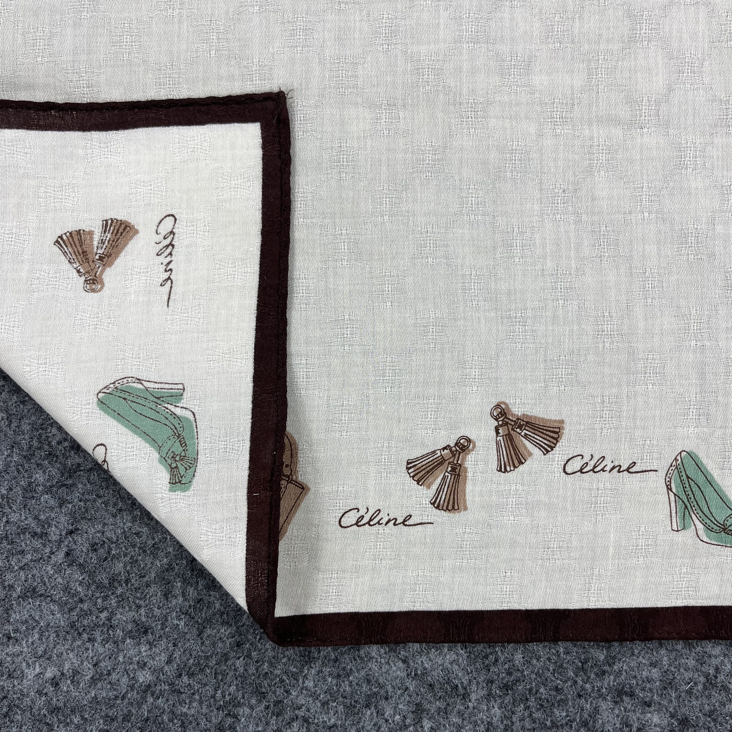 Celine Celine Handkerchief / Bandana / Headscarf B1688 Size ONE SIZE - 3 Thumbnail