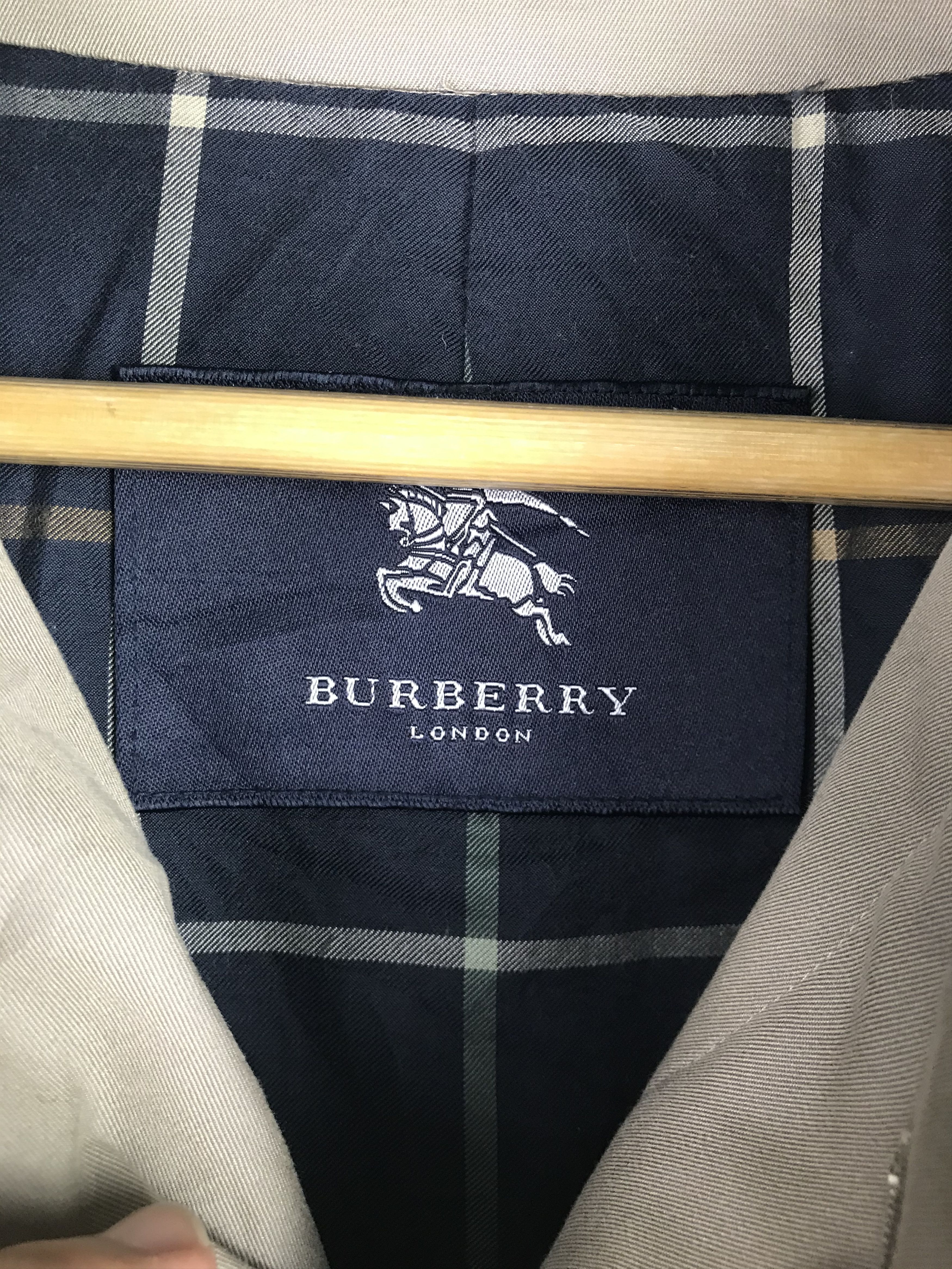 Burberry Vintage Burberry Luxury Long Trench Coat Jacket Size US XL / EU 56 / 4 - 4 Thumbnail