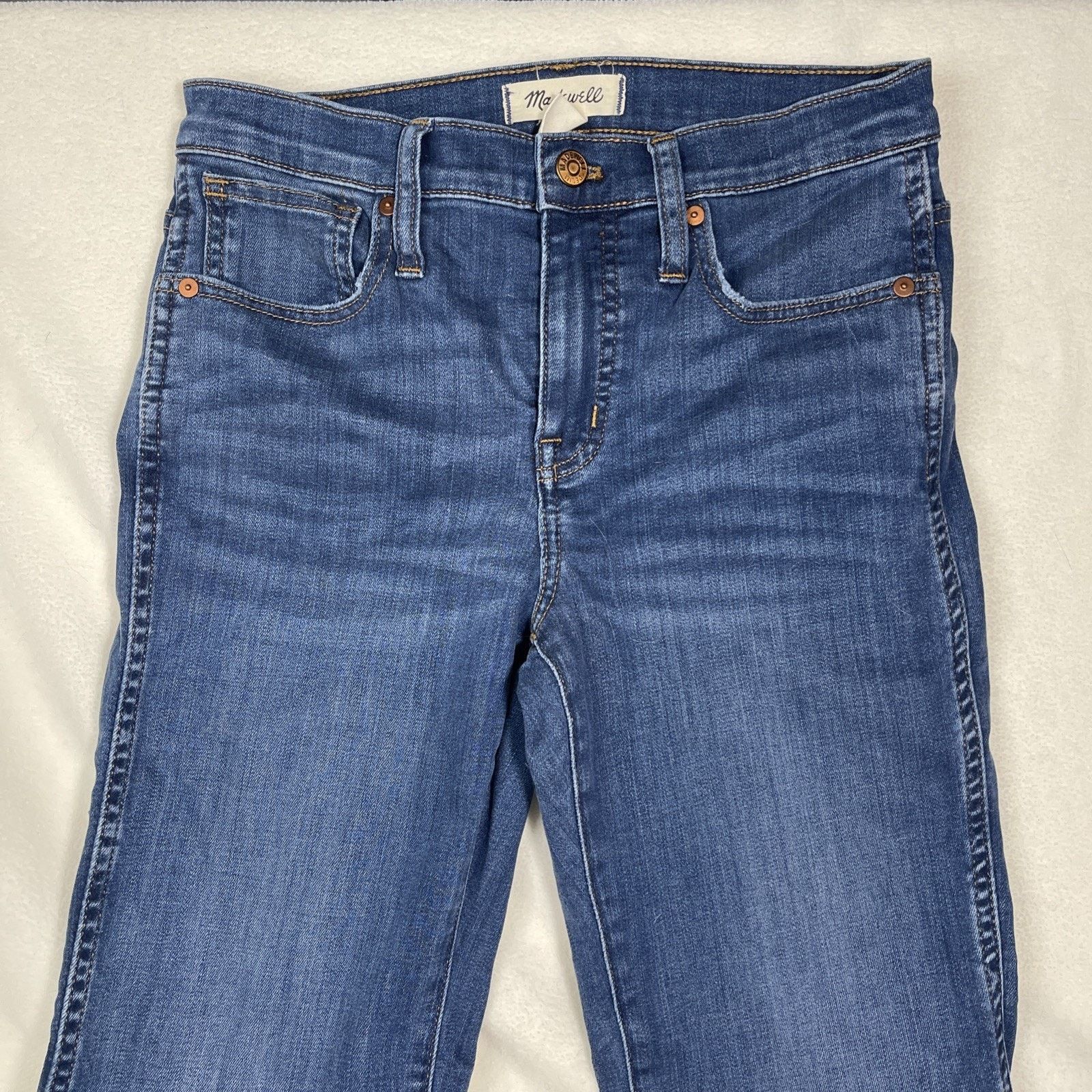 Madewell Madewell Women’s Size 26”. 9” Mid-Rise Skinny Stretch Jeans Size 26" / US 2 / IT 38 - 2 Thumbnail