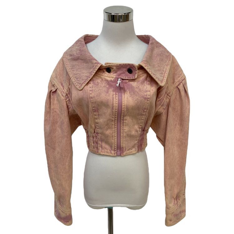 Miu Miu Miu Miu Club Pink Denim Jacket Size 36 Size XS / US 0-2 / IT 36-38 - 1 Thumbnail