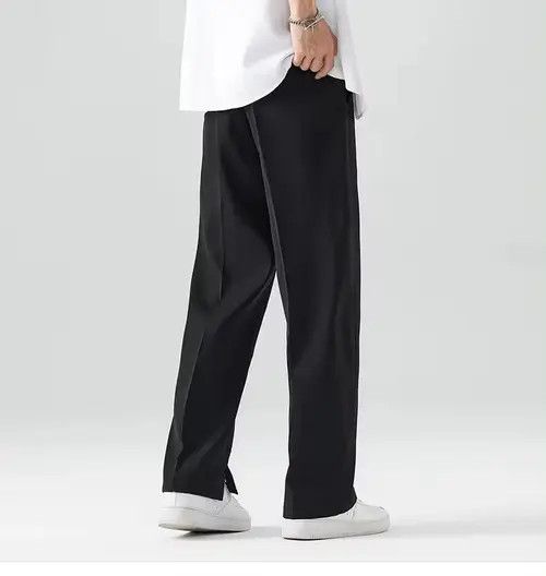 Japanese Brand Hosokawa x Etou Black Color Casual Suit Pants Size US 34 / EU 50 - 2 Thumbnail