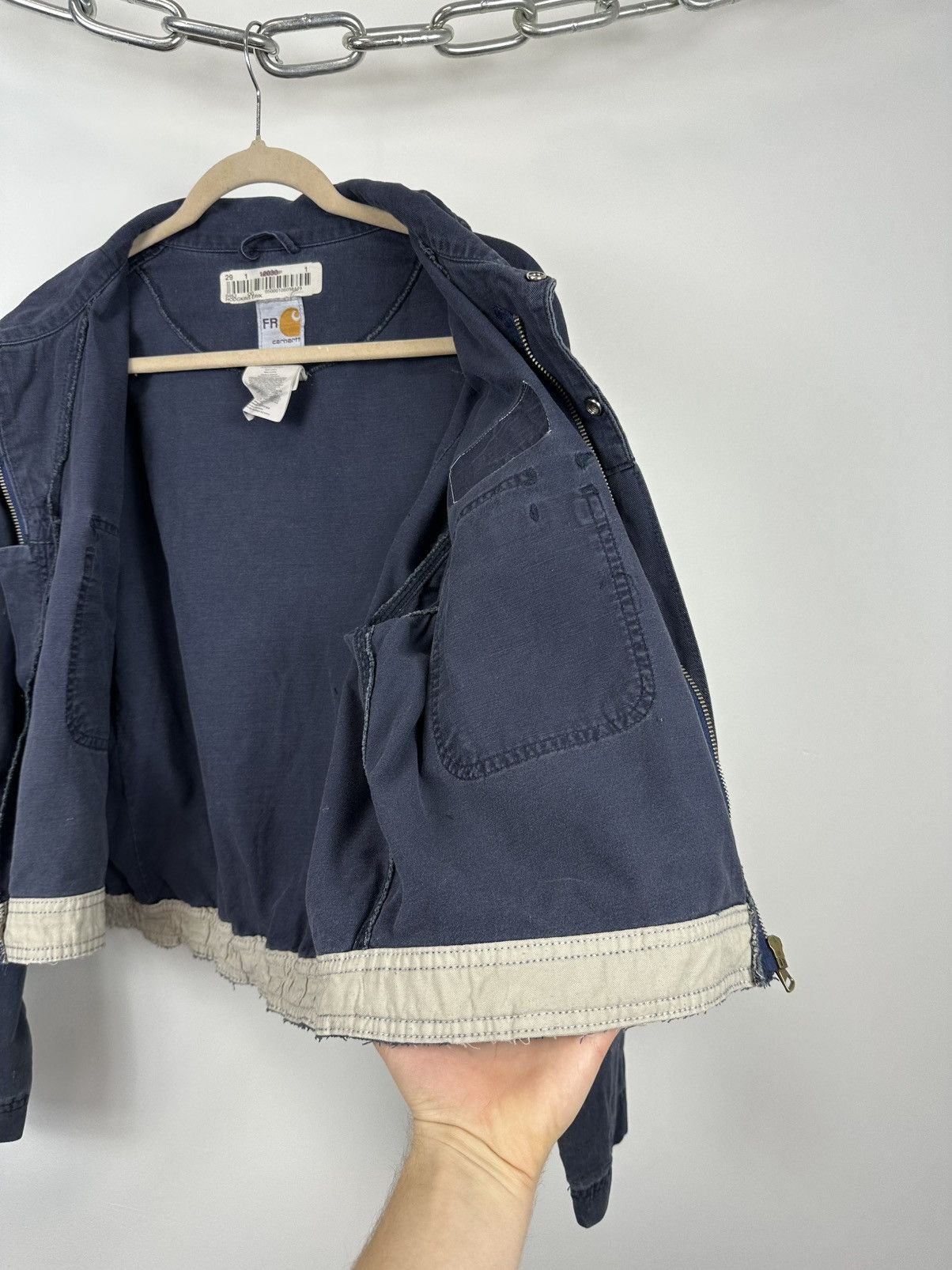 Carhartt Vintage 90s Carhartt Flame Resistant USA Cropped Work Jacket Size US M / EU 48-50 / 2 - 18 Thumbnail