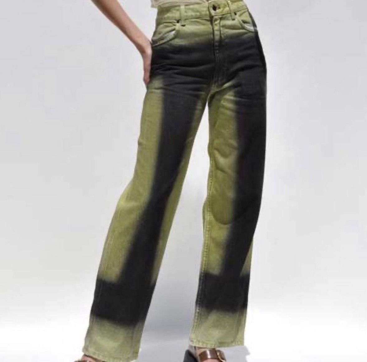 Eckhaus Latta Eckhaus Latta Wide Leg Slim Spray Size US 27 - 3 Thumbnail