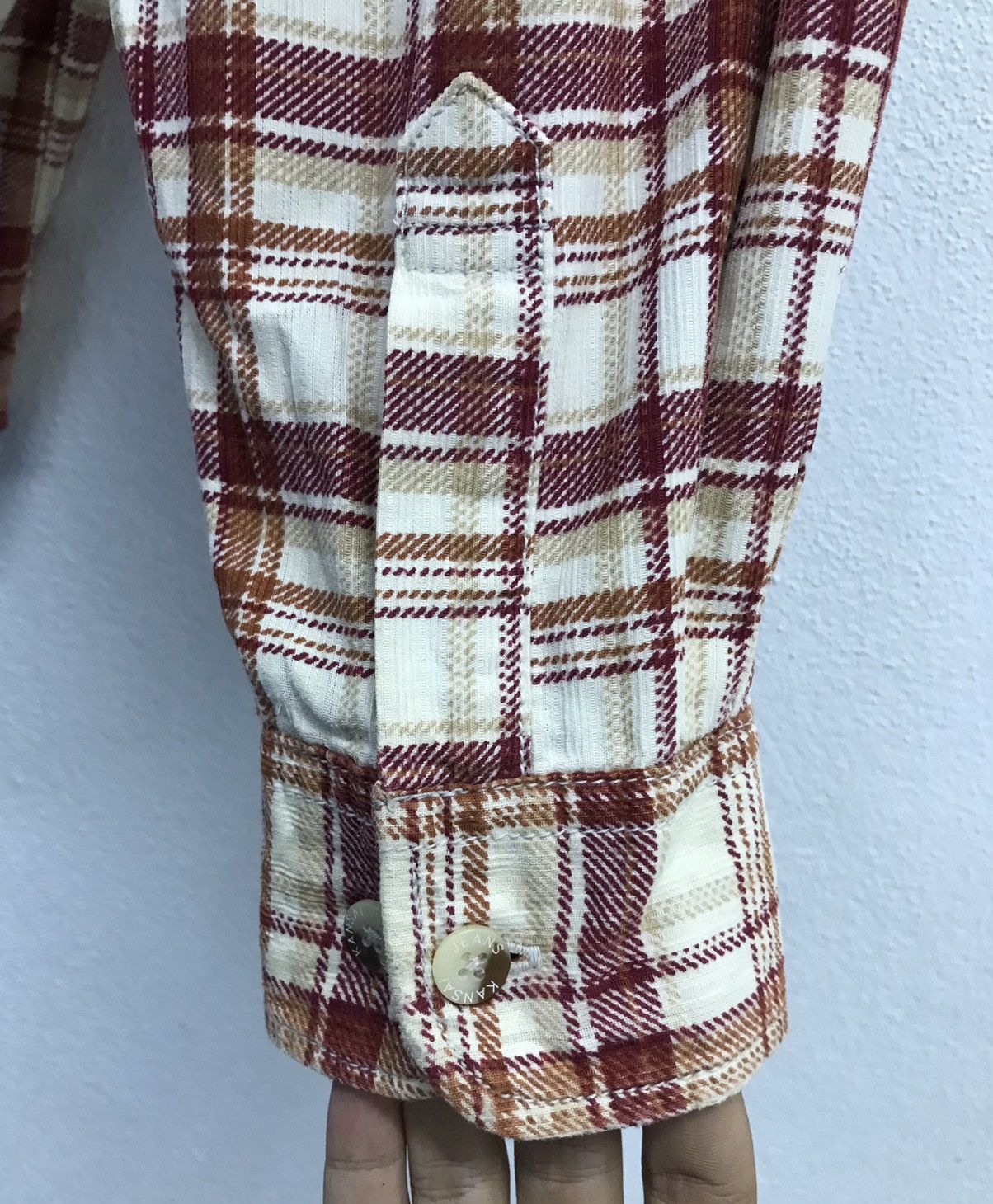 Kansai Yamamoto × Vintage Vintage Kansai Jeans Long Sleeve Shirt Button Up Size US M / EU 48-50 / 2 - 8 Thumbnail