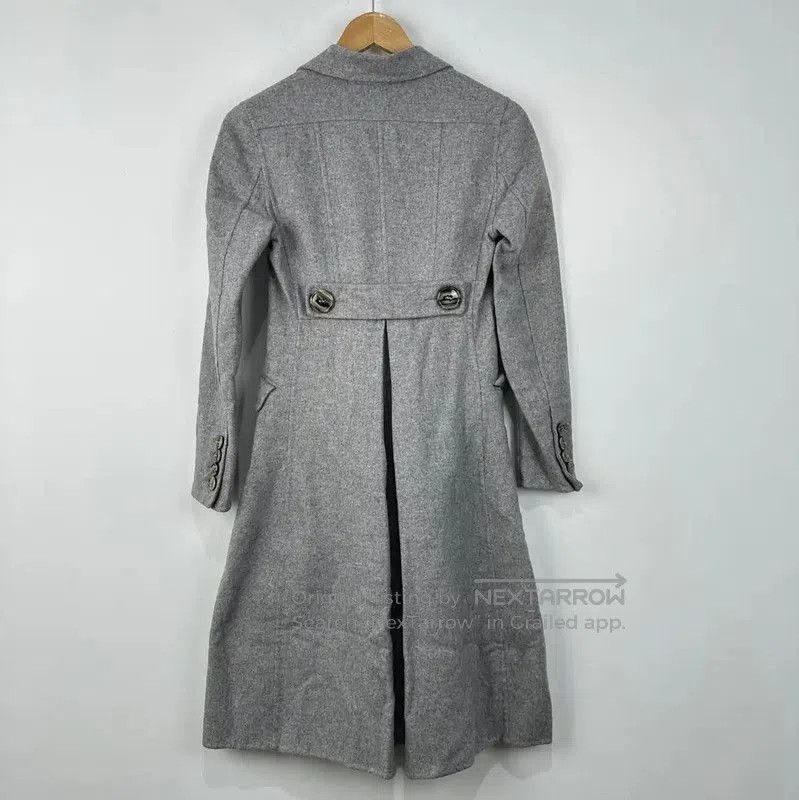 Burberry Burberry Gray Wool Women's Mid-Length Coat. Size M / US 6-8 / IT 42-44 - 2 Thumbnail