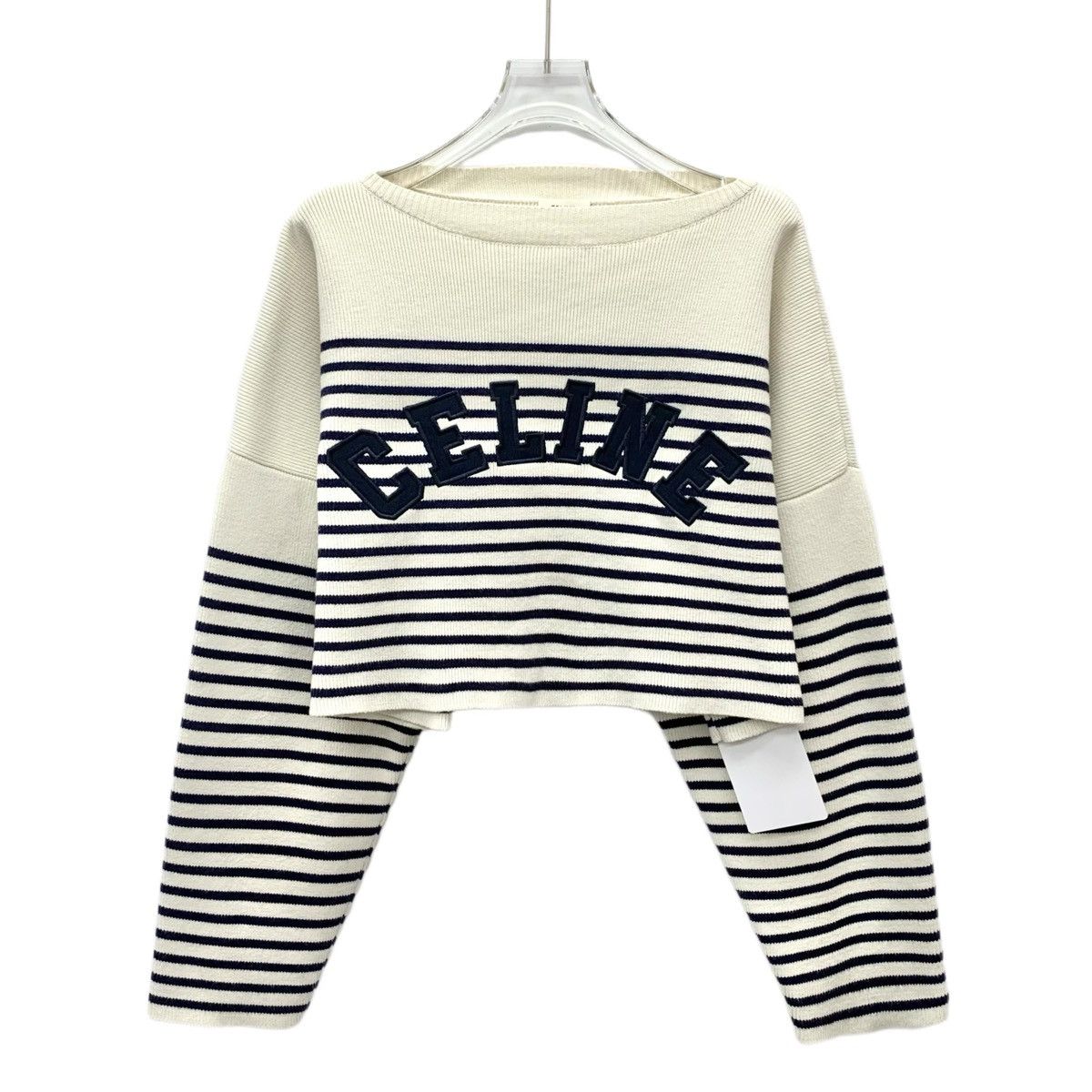 Celine Celine Color-blocked Striped Long Sleeve Knit Sweater K26WX Size M / US 6-8 / IT 42-44 - 1 Thumbnail