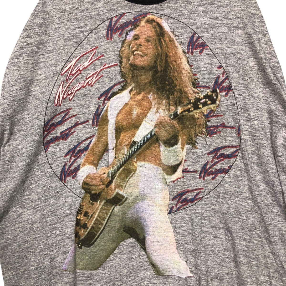 Band Tees 🔥VINTAGE 1984 TOUR WORLD PENETRATION BAND 3 QUARTER BIG LOGO Size US L / EU 52-54 / 3 - 10 Thumbnail
