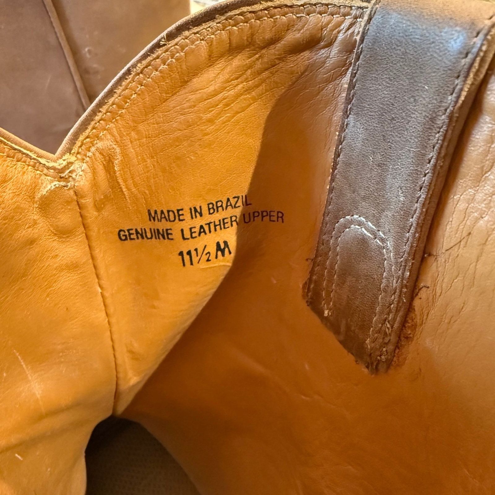 Ariat 11.5 Medium Tan Nubuck Classic Roper Style Boots NWT