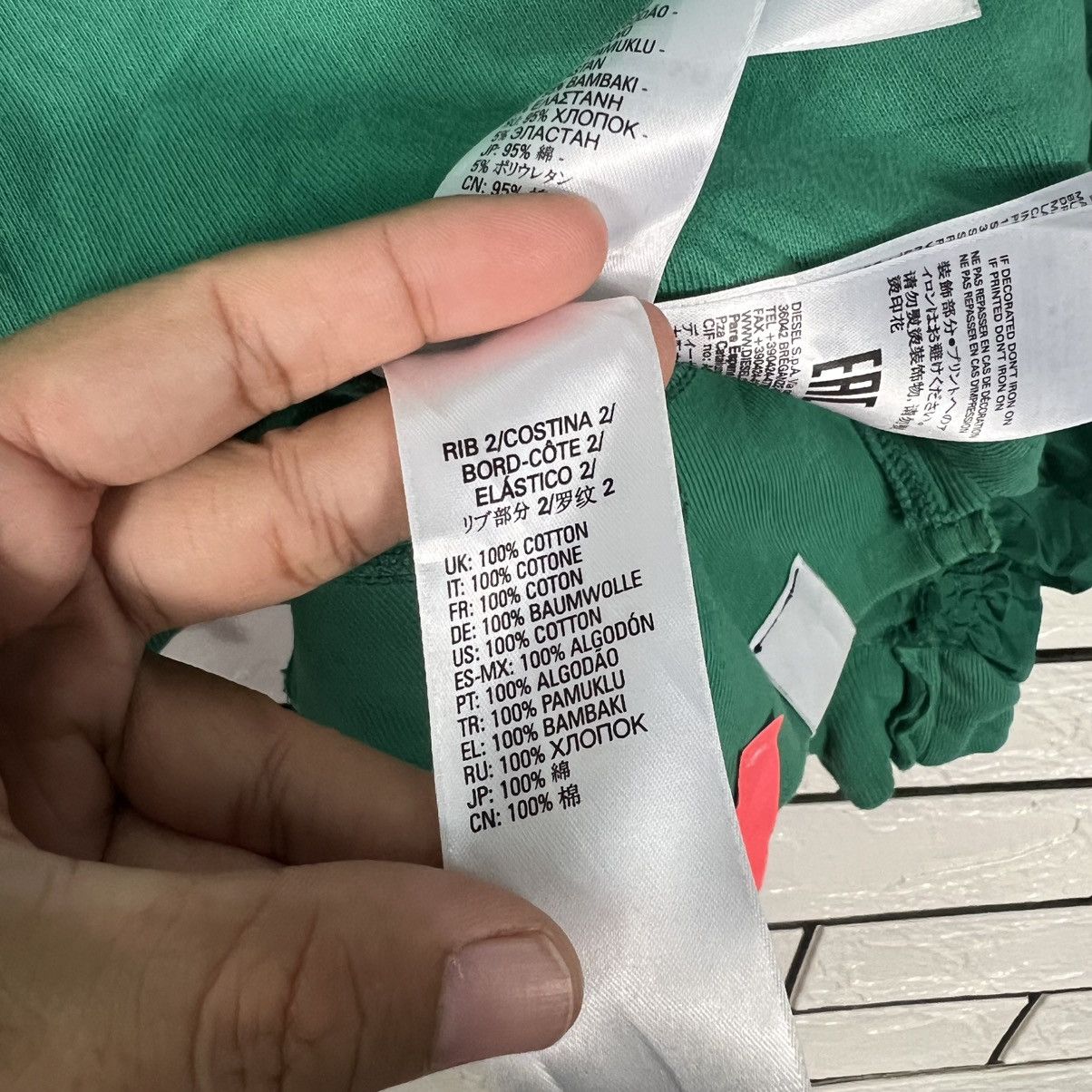 Diesel DIESEL Green Oversized Ruched Sleeve Hoodie #4260-C194 Size XS / US 0-2 / IT 36-38 - 18 Thumbnail