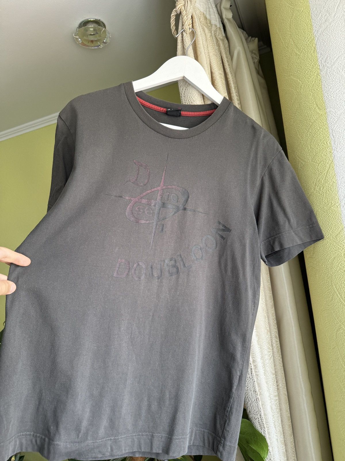 Diesel Vintage Diesel Y2K Avant Garde Tee Opium Cyber Big Logo LGB Size US L / EU 52-54 / 3 - 4 Thumbnail