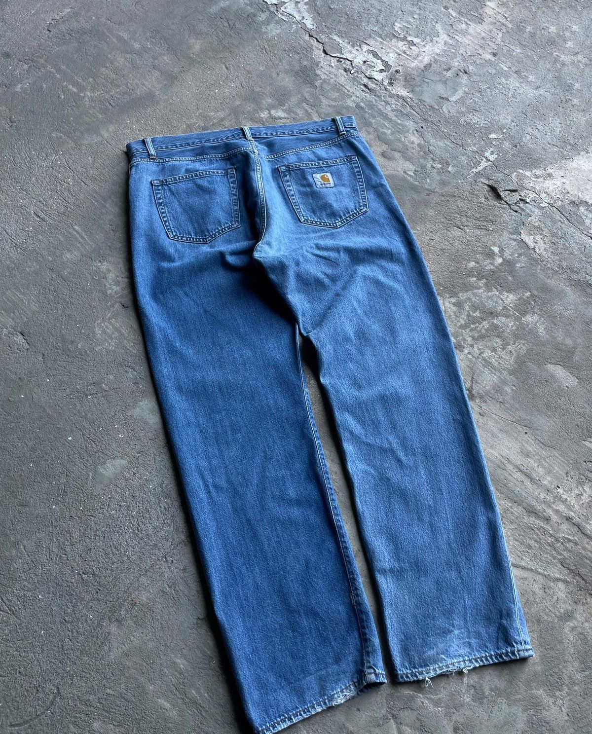 Carhartt × Carhartt Wip × Vintage Vintage Carhartt Washed Faded Pontiac Jeans Y2K Size US 36 / EU 52 - 6 Thumbnail