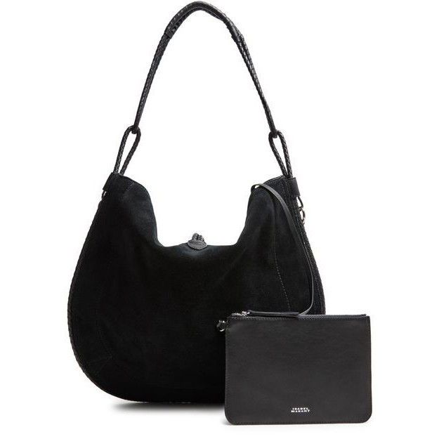 Isabel Marant Isabel Marant Oskan Hobo Soft Black Leather Shoulder Bag New Size ONE SIZE - 3 Thumbnail