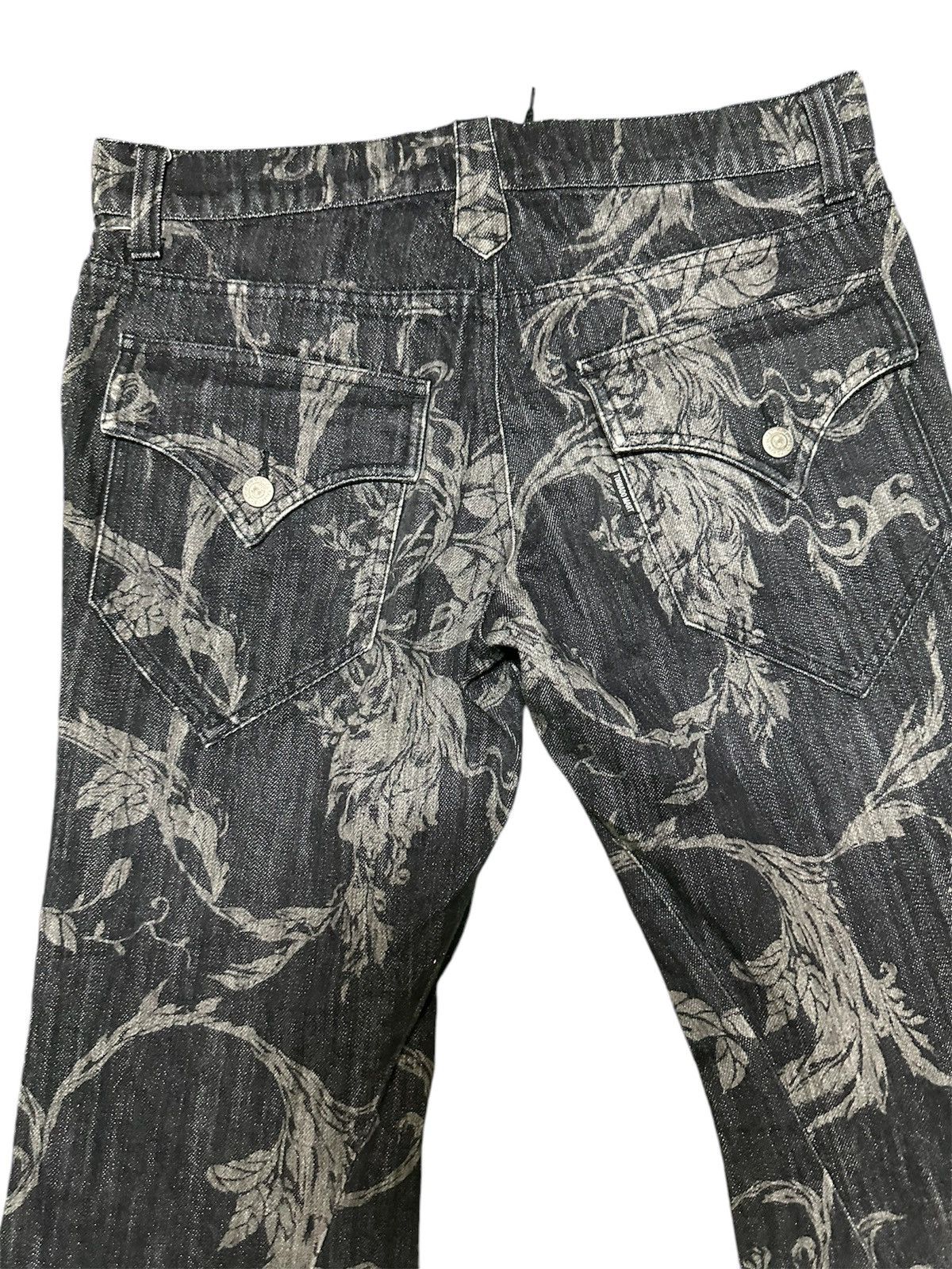 Tornado Mart Tornado mart flaire full print jeans Size US 33 - 4 Thumbnail