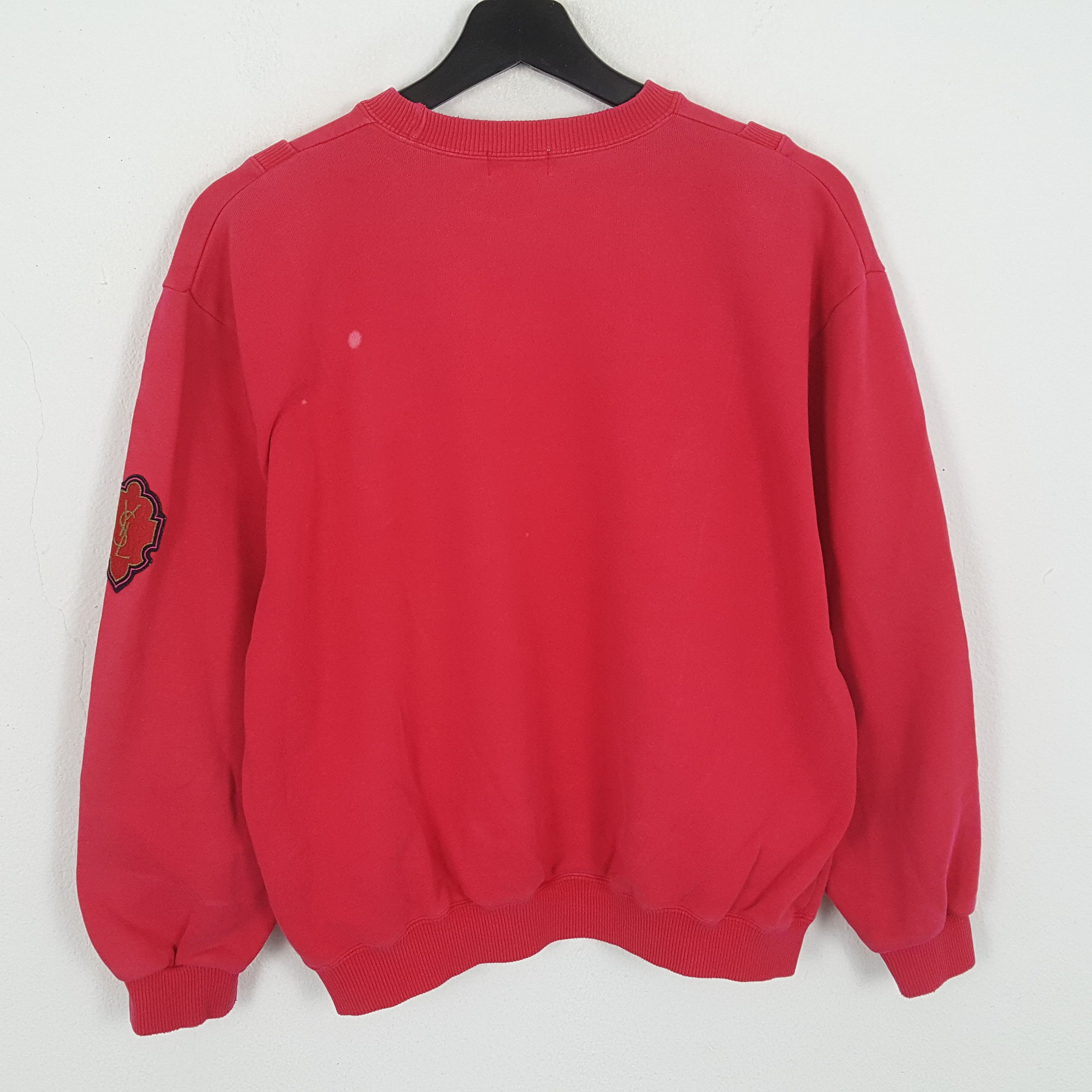 Vintage × Yves Saint Laurent YVES SAINT LAURENT Sweatshirt Luxury Brand Fashion Style Size L / US 10 / IT 46 - 3 Thumbnail