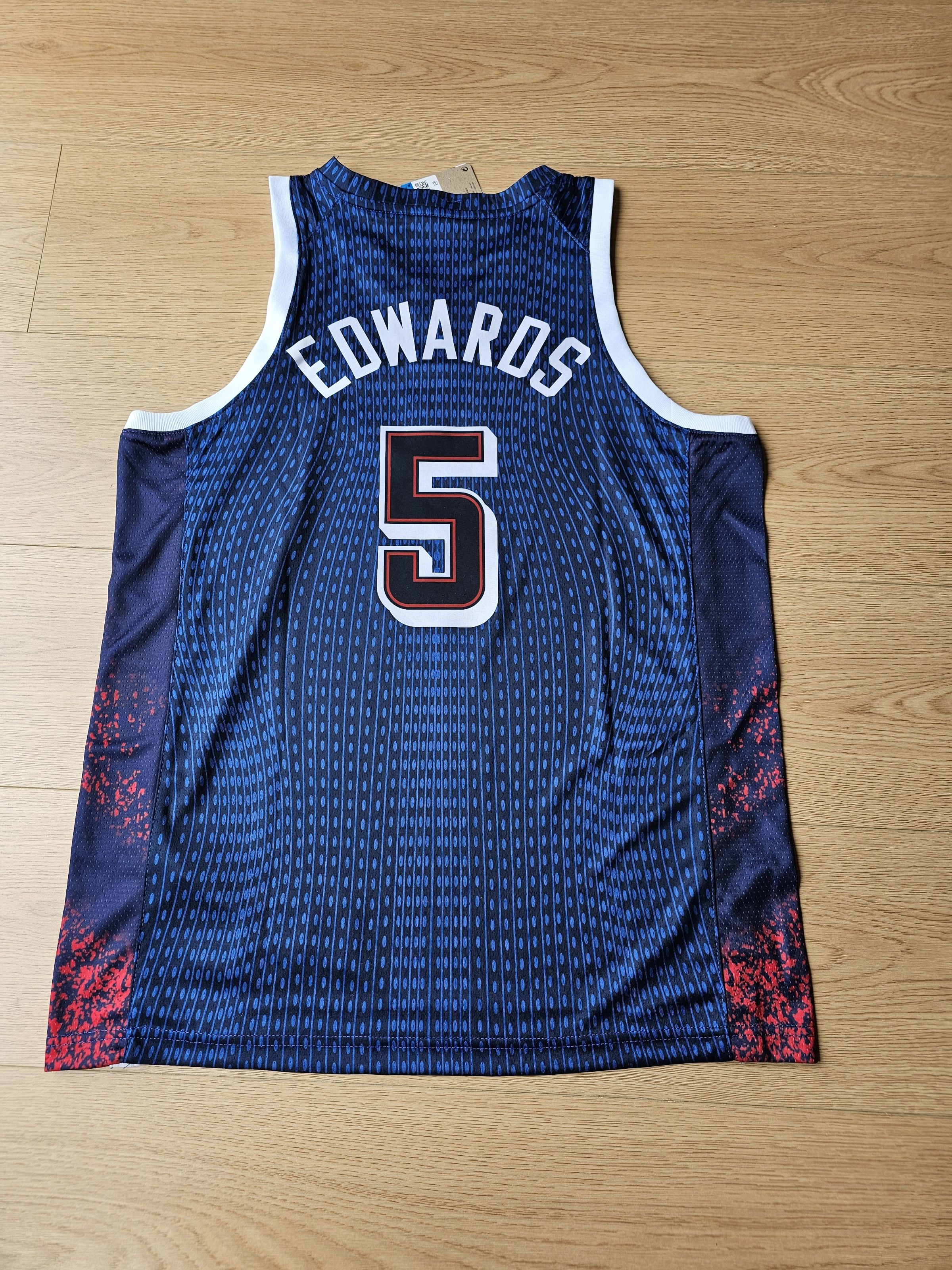 NBA 2024 USA Basketball Jersey 5 Anthony Edwards Jersey Grailed