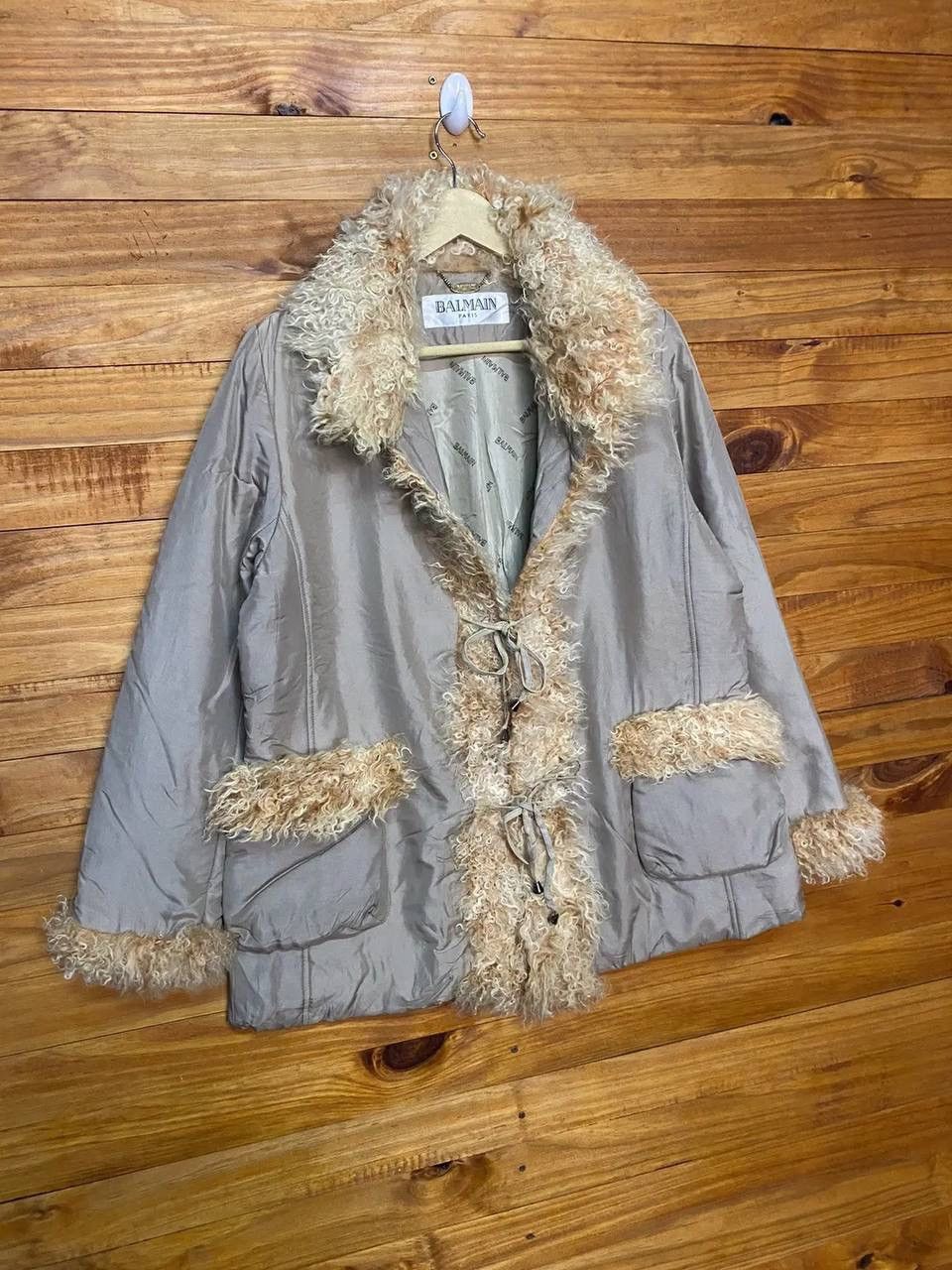 Balmain Vintage Balmain Fur Collar Jacket Size L / US 10 / IT 46 - 11 Thumbnail