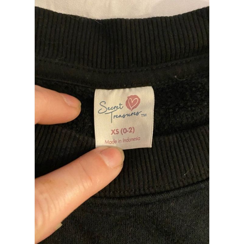 Other Minimalist Cozy Black Long Sleeve Lounge Sweatshirt XS Size XS / US 0-2 / IT 36-38 - 4 Thumbnail
