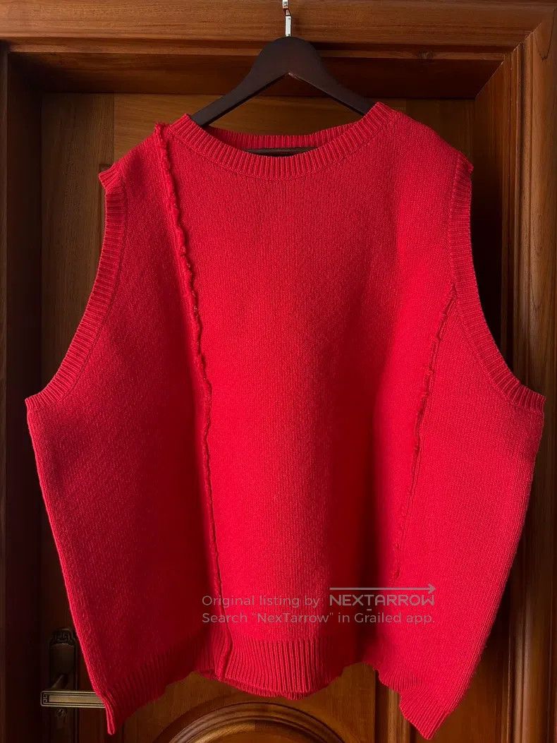 Raf Simons Raf Simons Size os Oversized red vest Size US S / EU 44-46 / 1 - 1 Thumbnail
