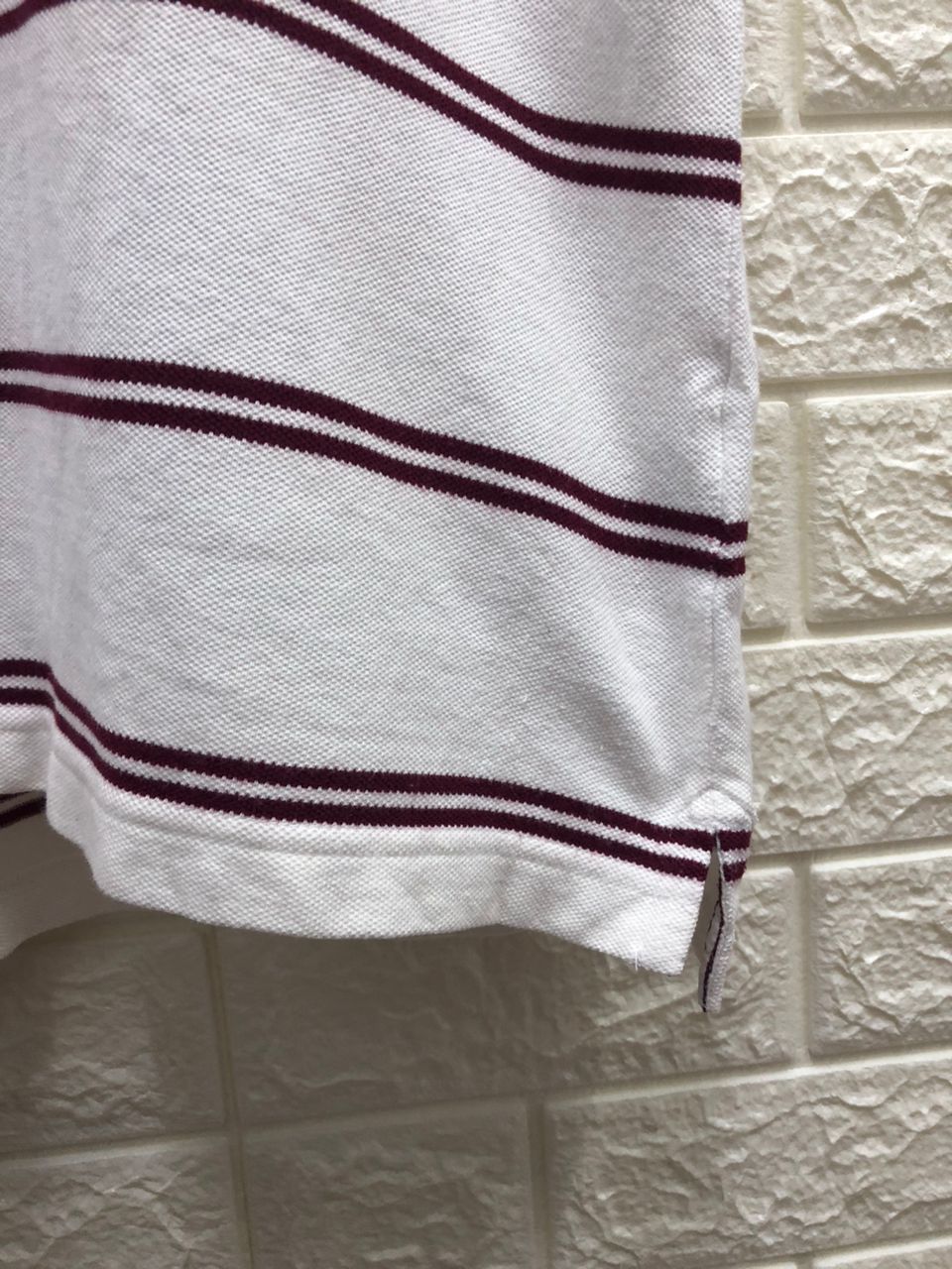 Japanese Brand vintage UNIQLO ORIGINAL WASH STRIPES POLO SHIRT Size US L / EU 52-54 / 3 - 8 Thumbnail