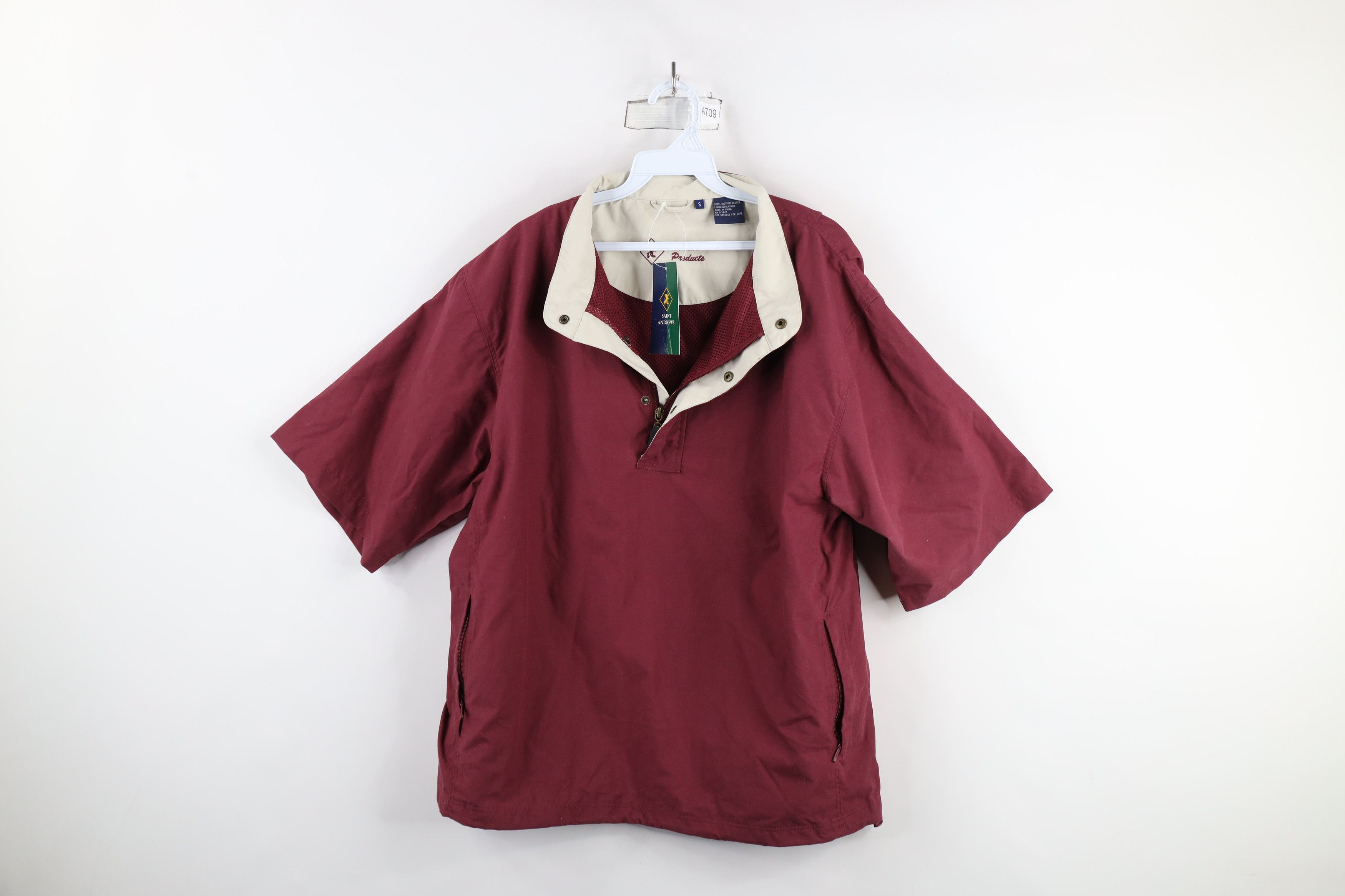 Vintage Deadstock Vintage 90s St Golf Short Sleeve Pullover Jacket Size US S / EU 44-46 / 1 - 1 Thumbnail