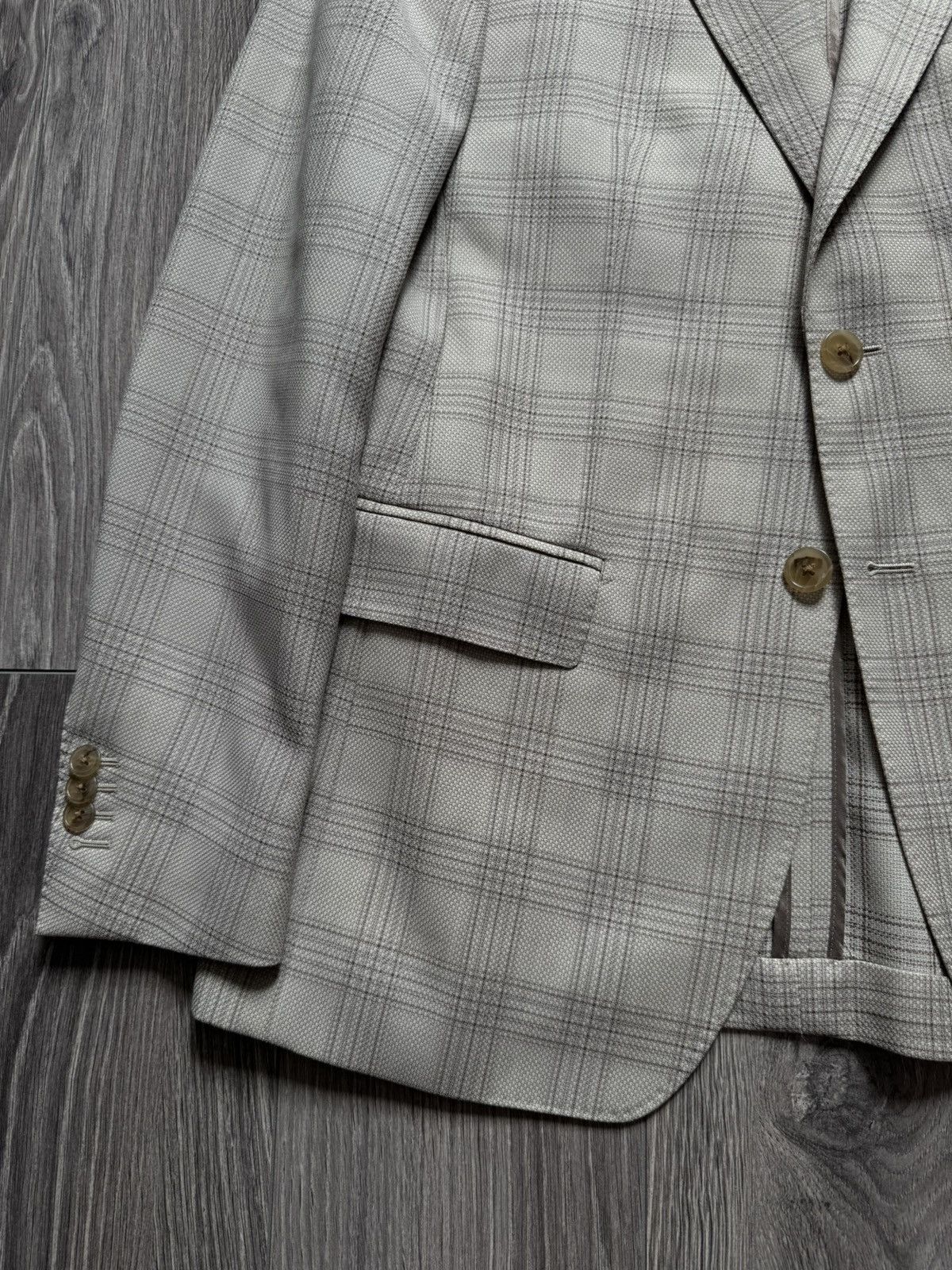 Boggi Boggi Milano Check Plaid Blazer Jacket 48 Size 48R - 4 Thumbnail