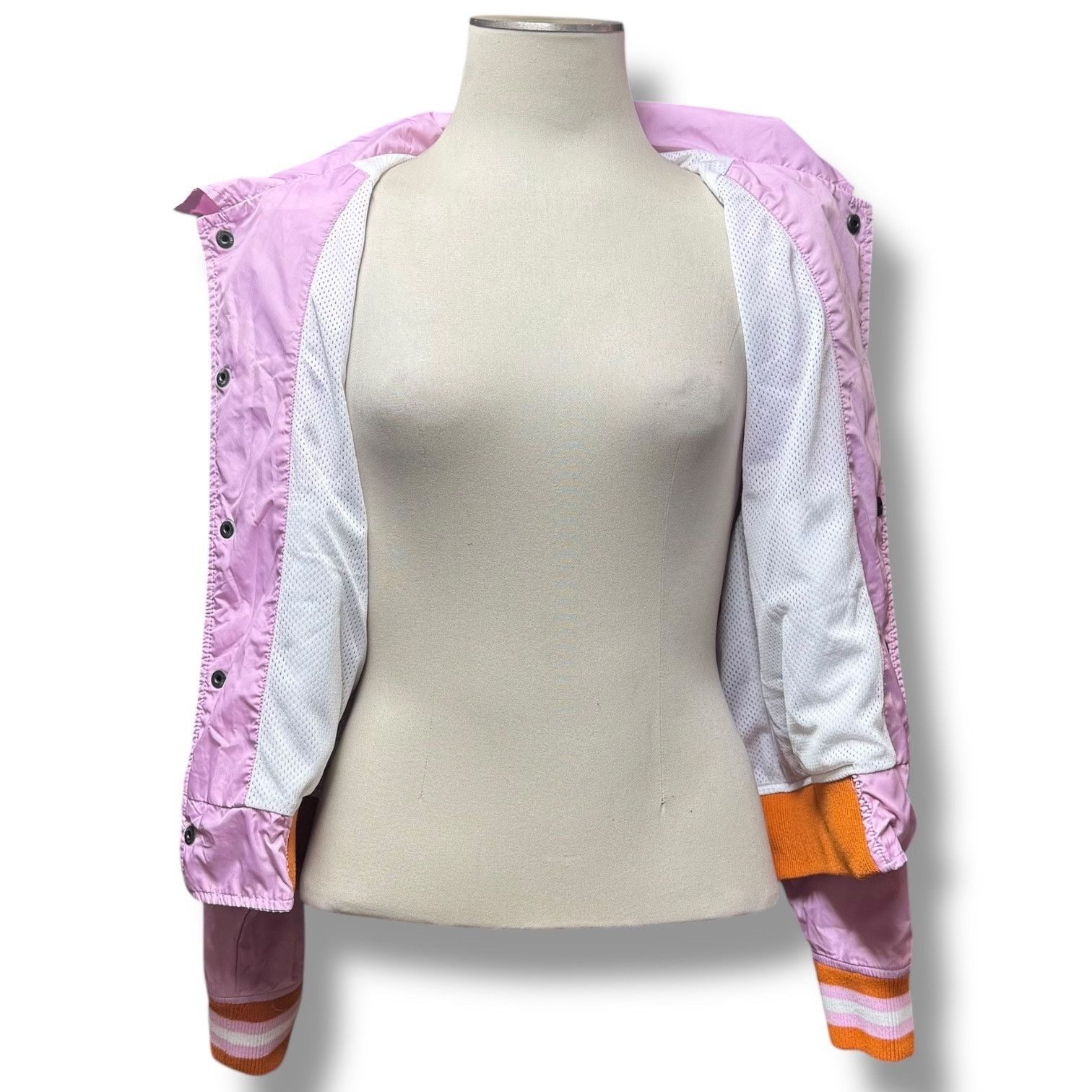 Champion Champion Cropped Track Jacket Pink Medium Size M / US 6-8 / IT 42-44 - 9 Thumbnail