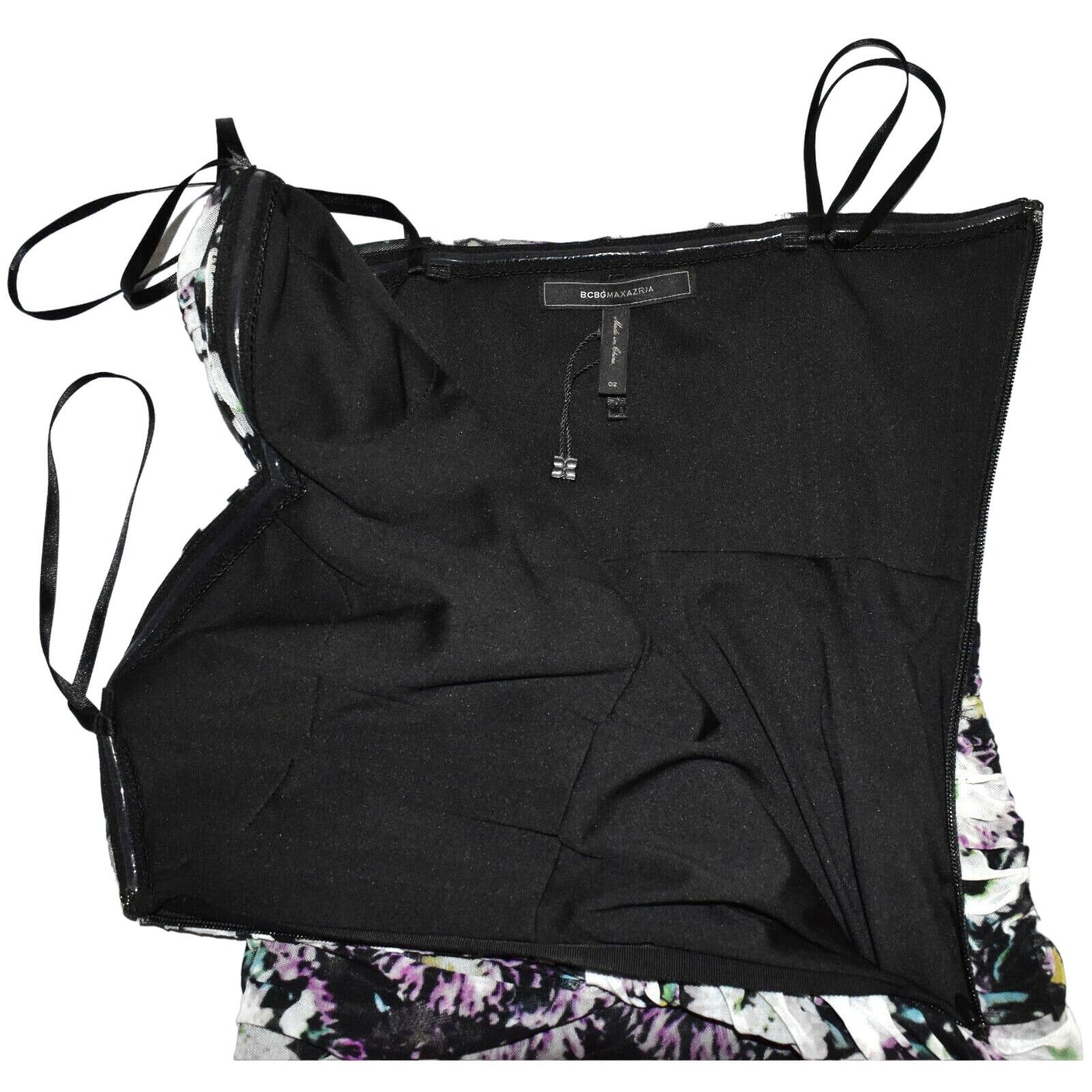 Bcbgmaxazria NEW BCBG MAXAZRIA Winnie Strapless Floral Cocktail Dress 2 Size XS / US 0-2 / IT 36-38 - 5 Thumbnail