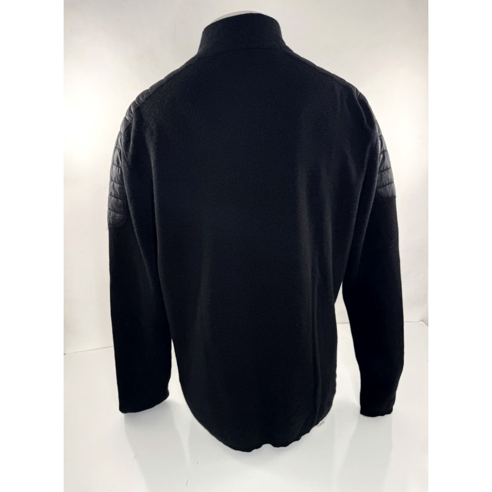 Smartwool SMARTWOOL Merino Mens XL Pullover Sweater Jacket Black - Pullover, Padded Shoulders, XL, Mens, Black, 90s? Size US XL / EU 56 / 4 - 3 Thumbnail